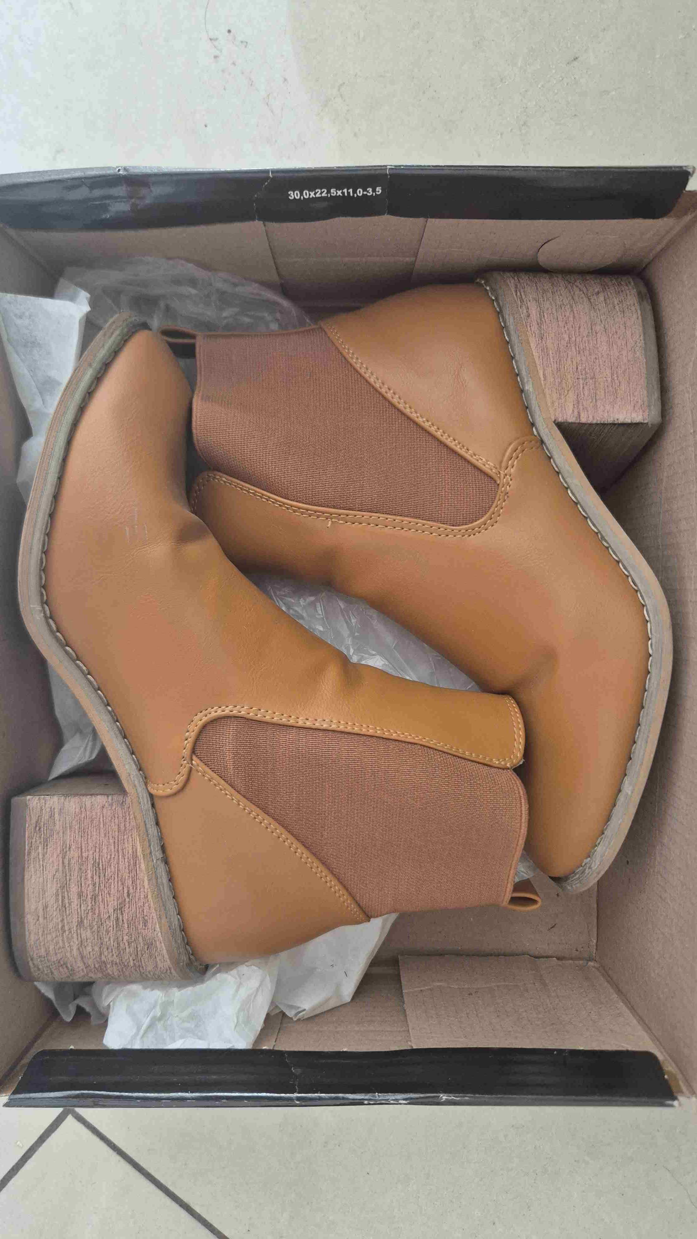 Botines marrón de tacón alto - miniatura 3