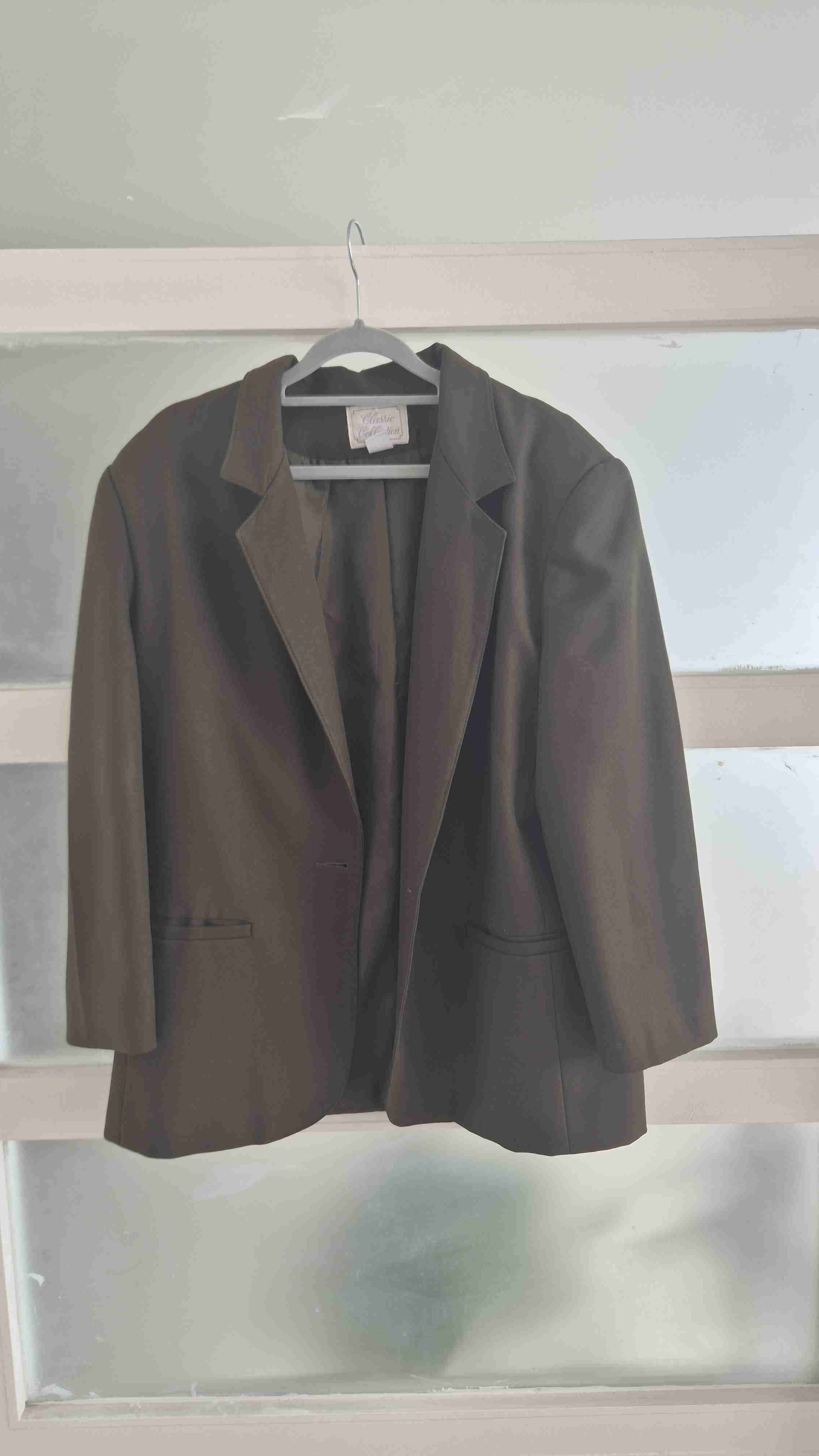 Blazer verde olivo elegante