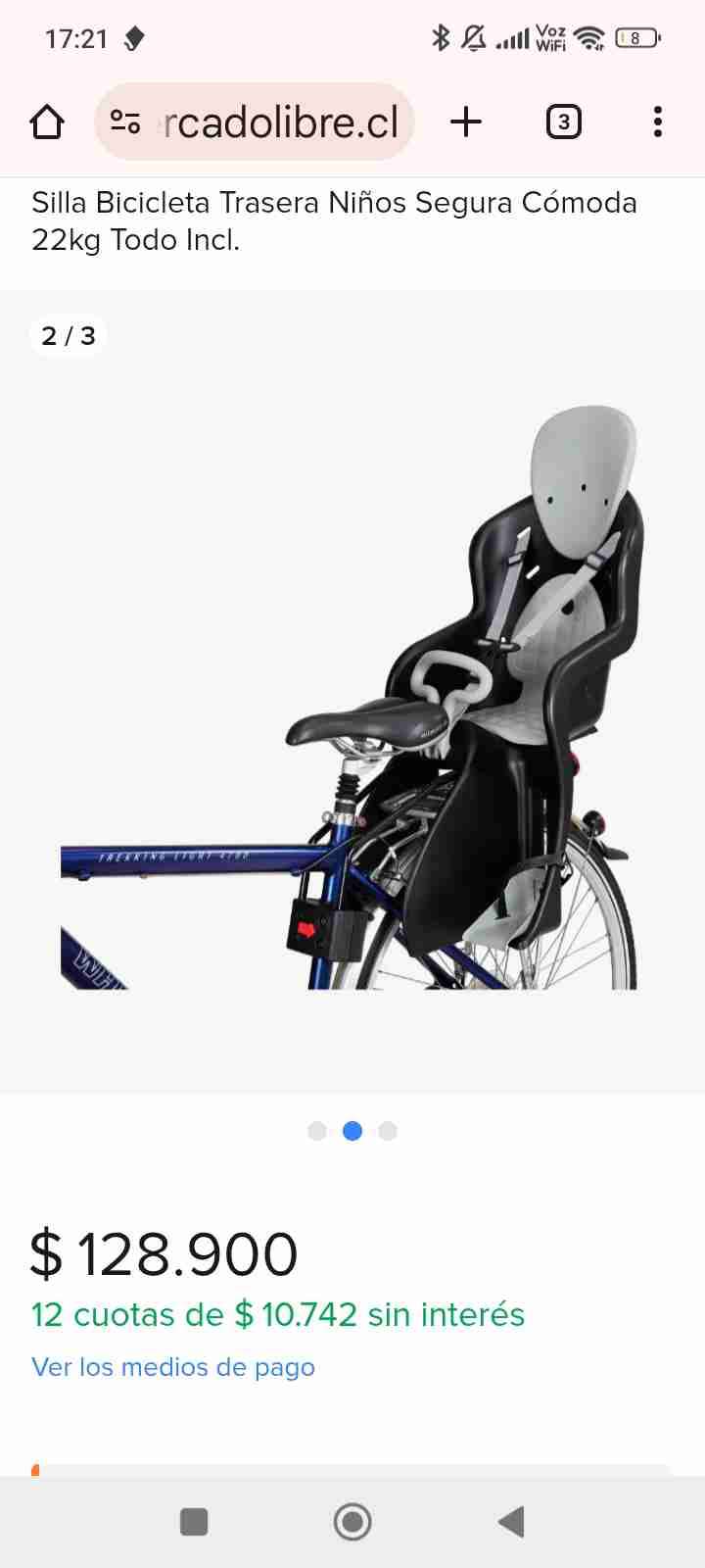 Silla de bicicleta para niños - 3