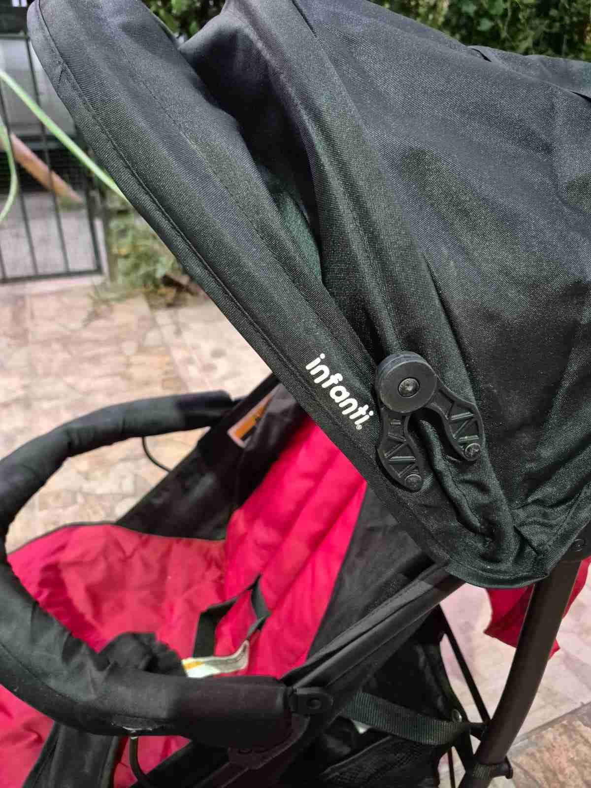 Coche Infanti Aike rojo y negro