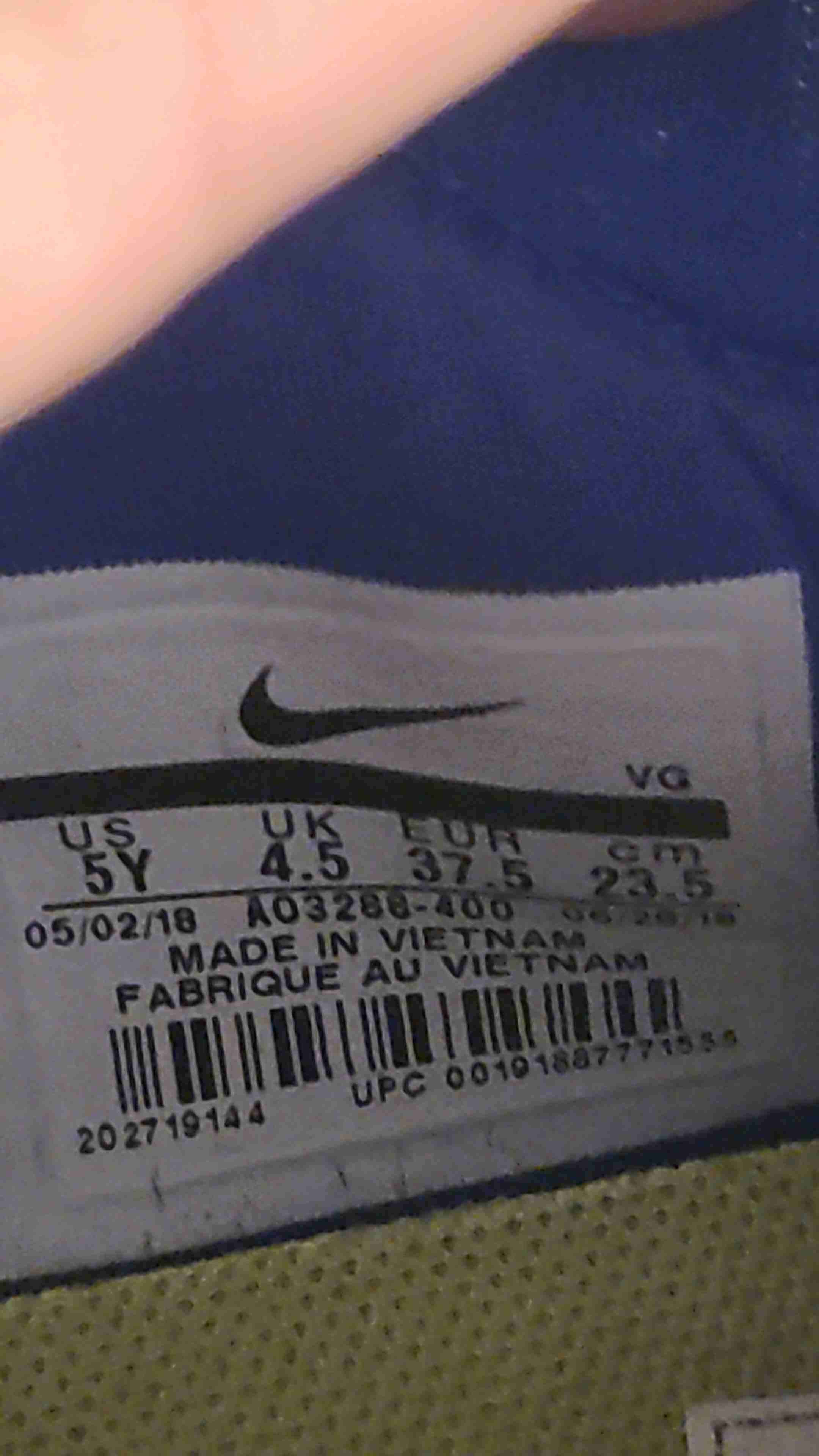 Zapatillas de fútbol azul NIKE Niño - miniatura 2