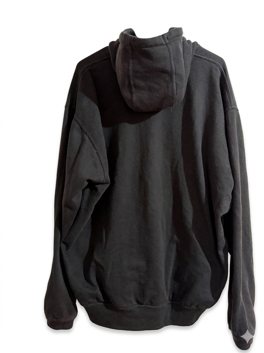 Polerón con capucha negro - miniatura 2