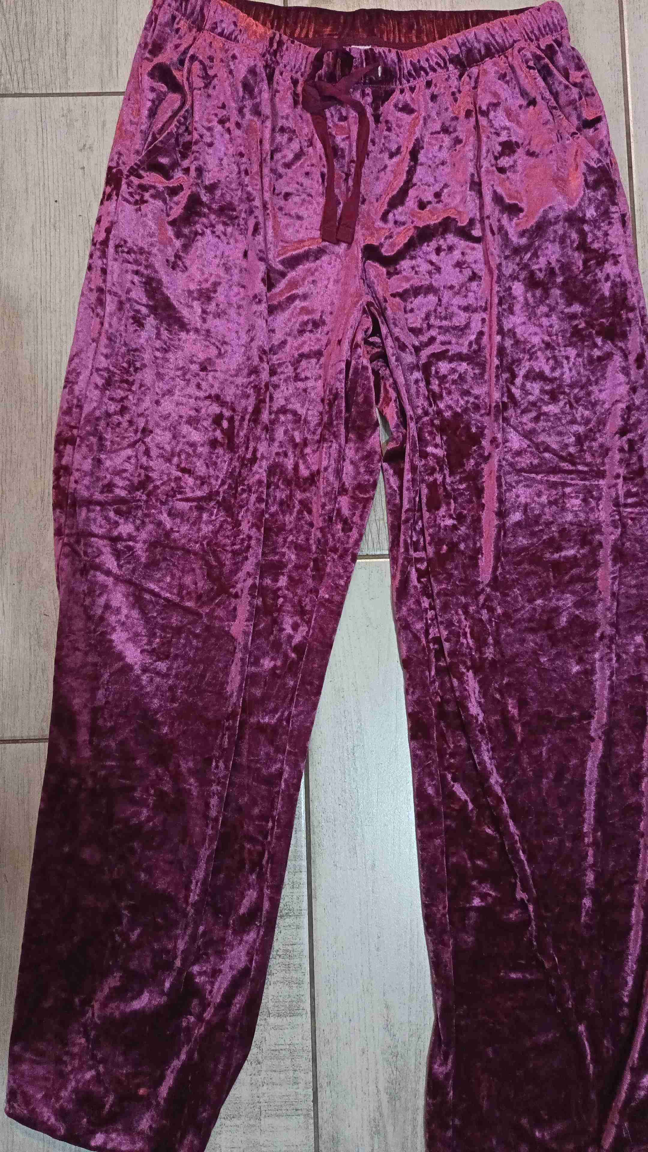 Pijama terciopelo burdeos - miniatura 2