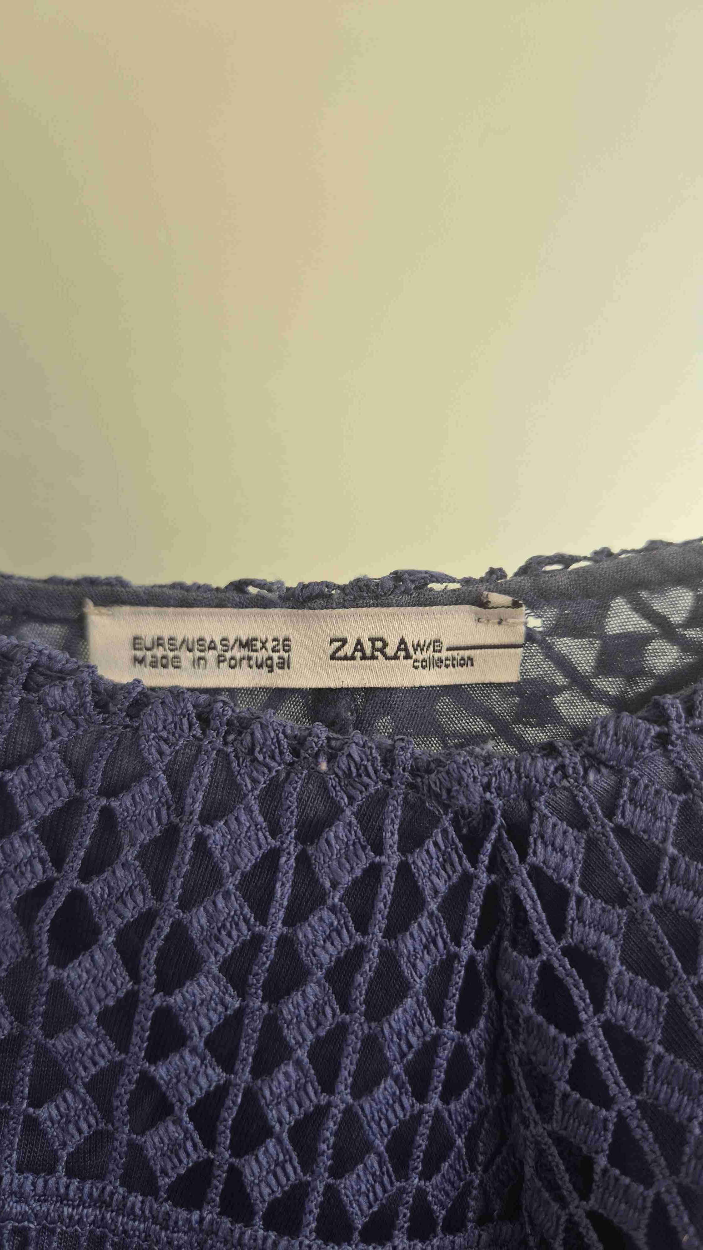 Polera calada azul oscura - miniatura 2