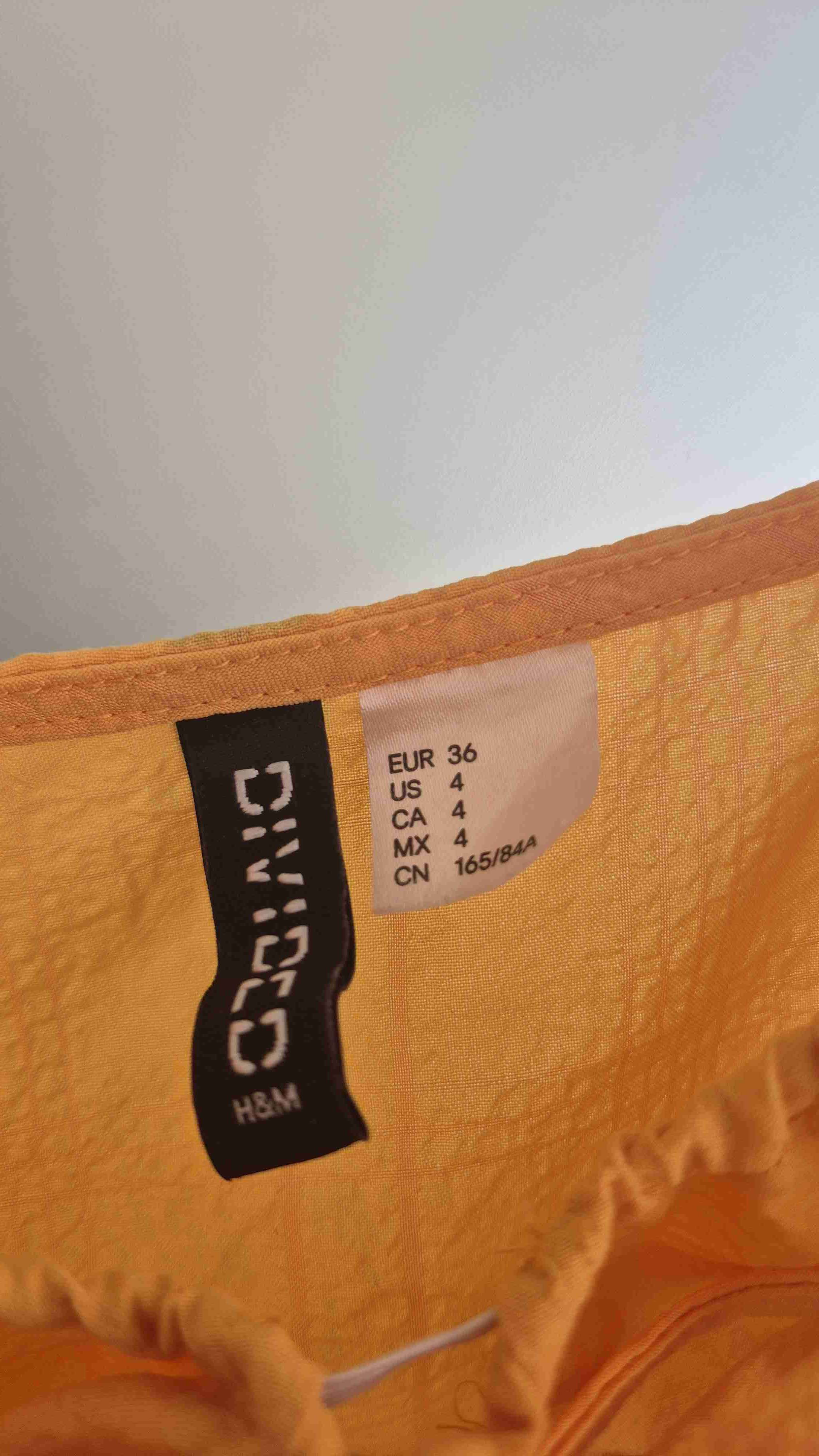 Vestido corto naranja de verano - miniatura 2