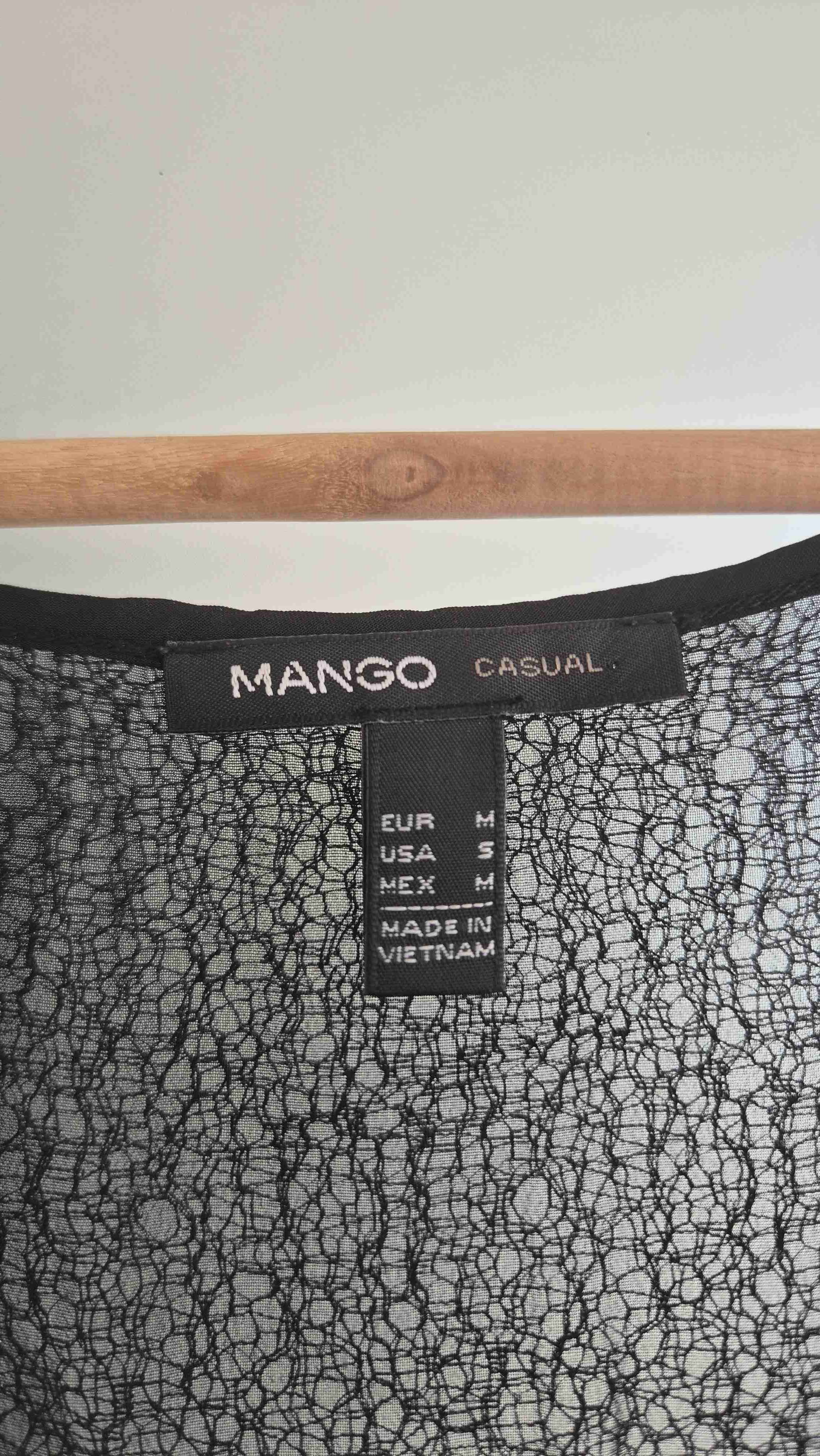Blusa sin mangas negra Mango - miniatura 2
