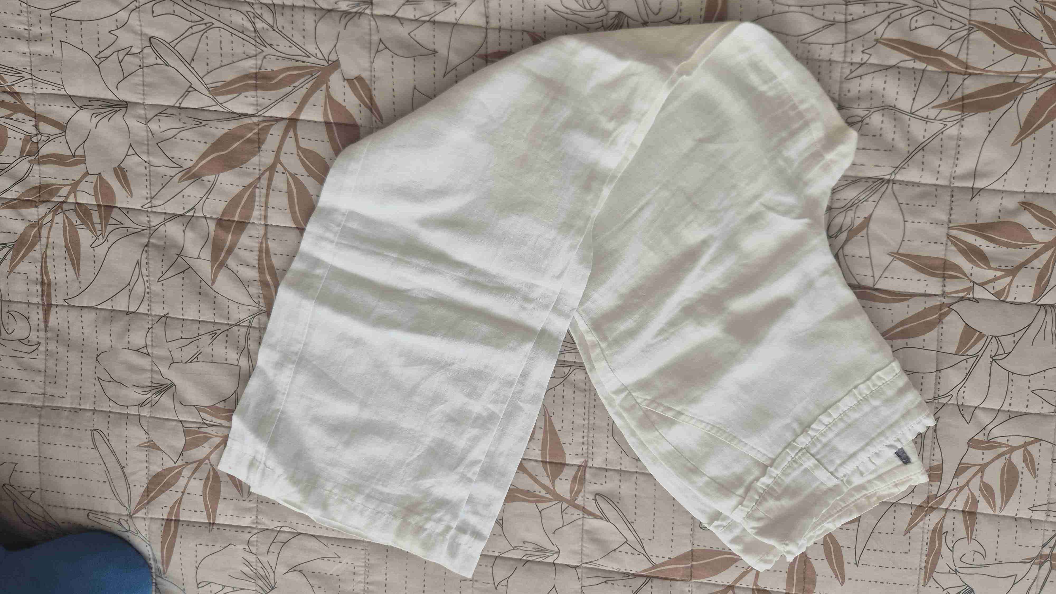Pantalón blanco de lino