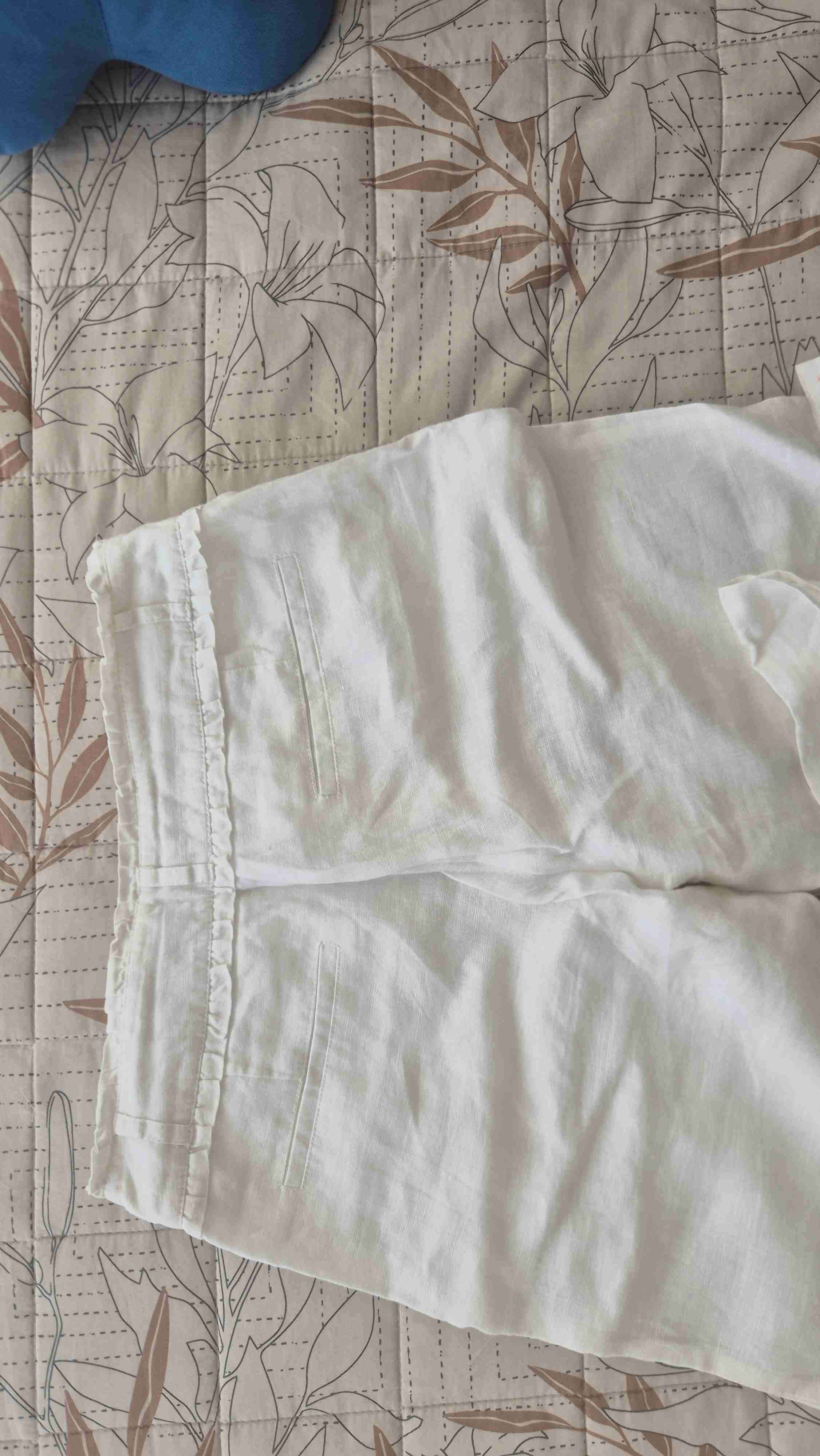 Pantalón blanco de lino - miniatura 2