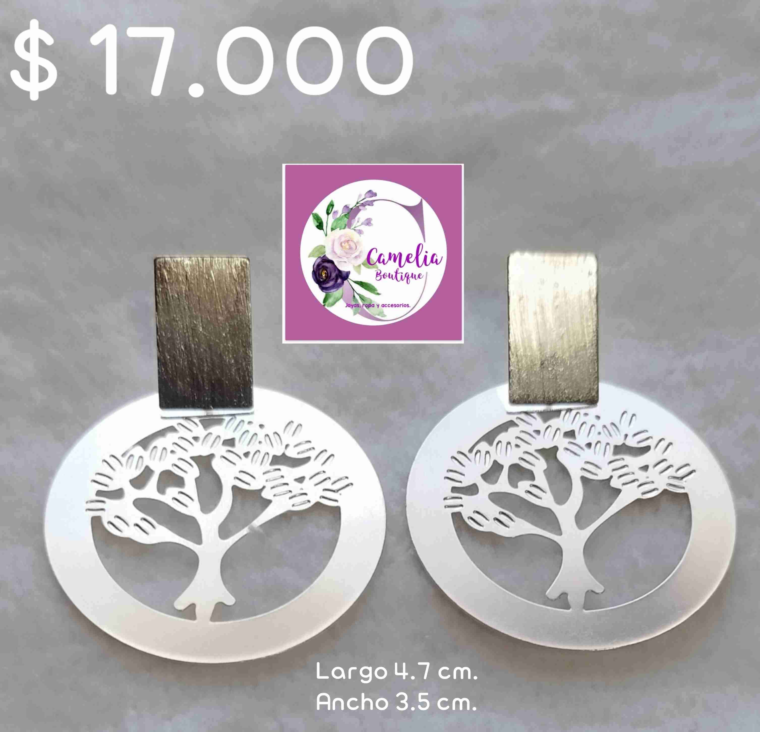 Aros de PELTRE baño oro y plata - miniatura 3