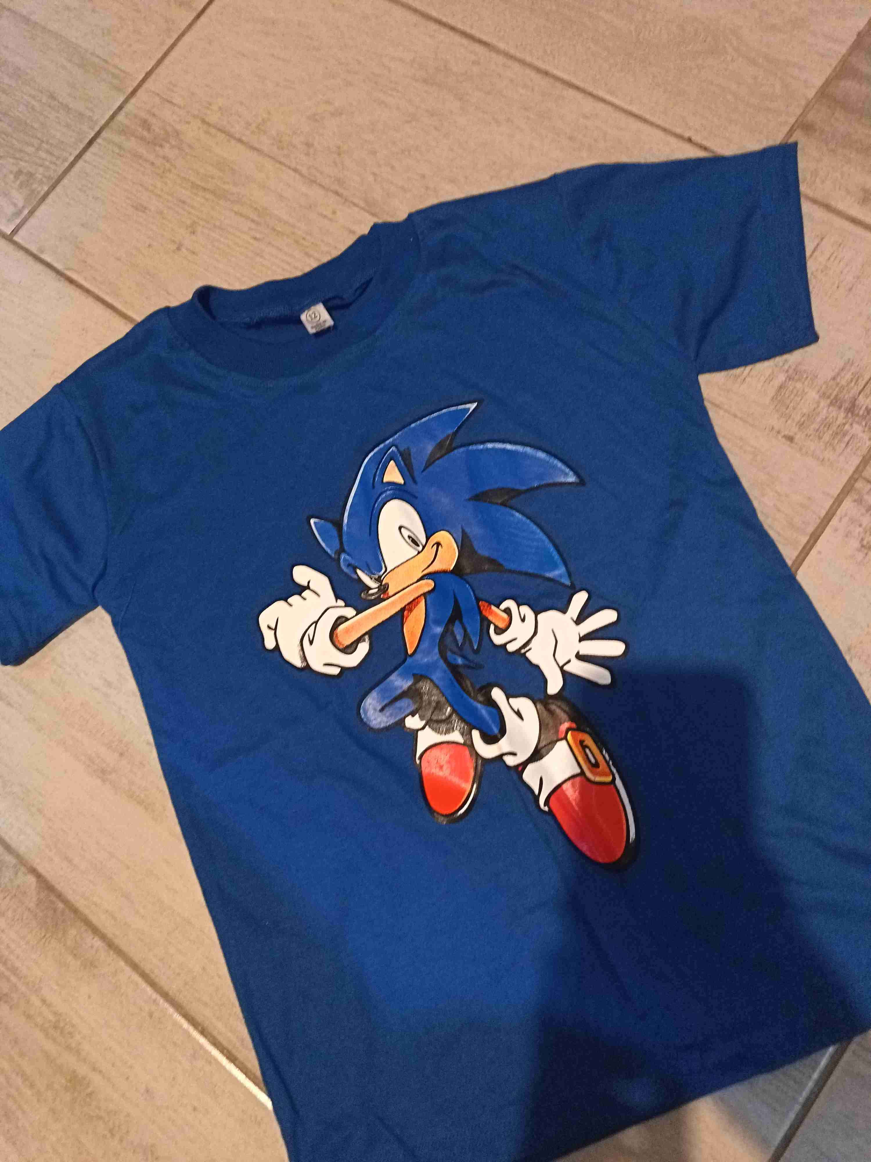 Polera azul Sonic