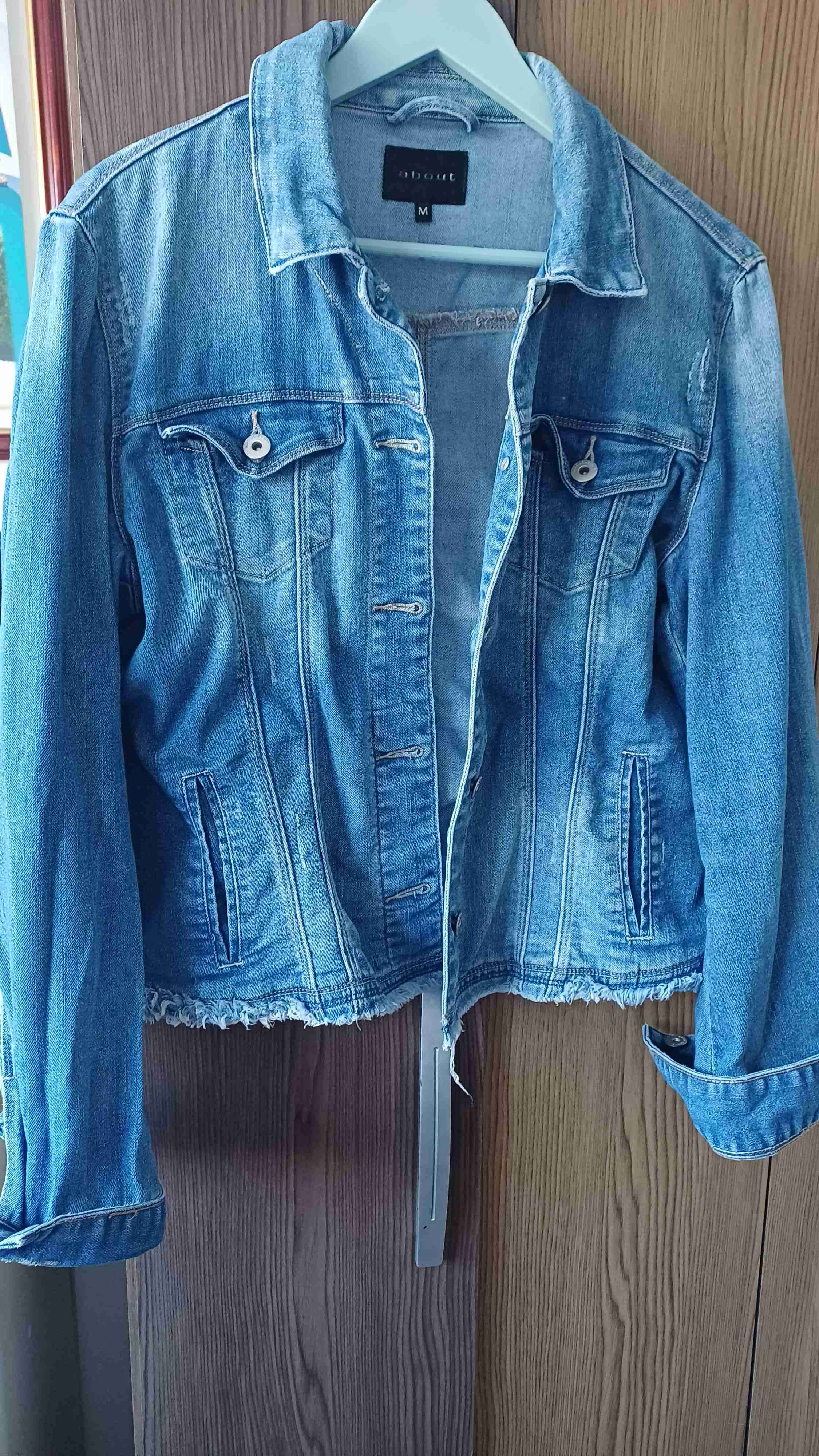 Chaqueta de mezclilla azul