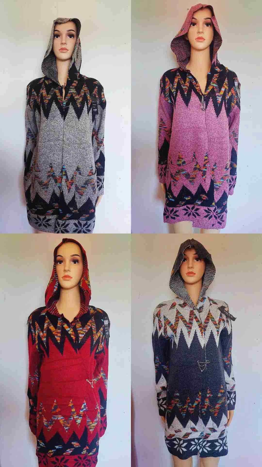 Suéteres con capucha en varios colores