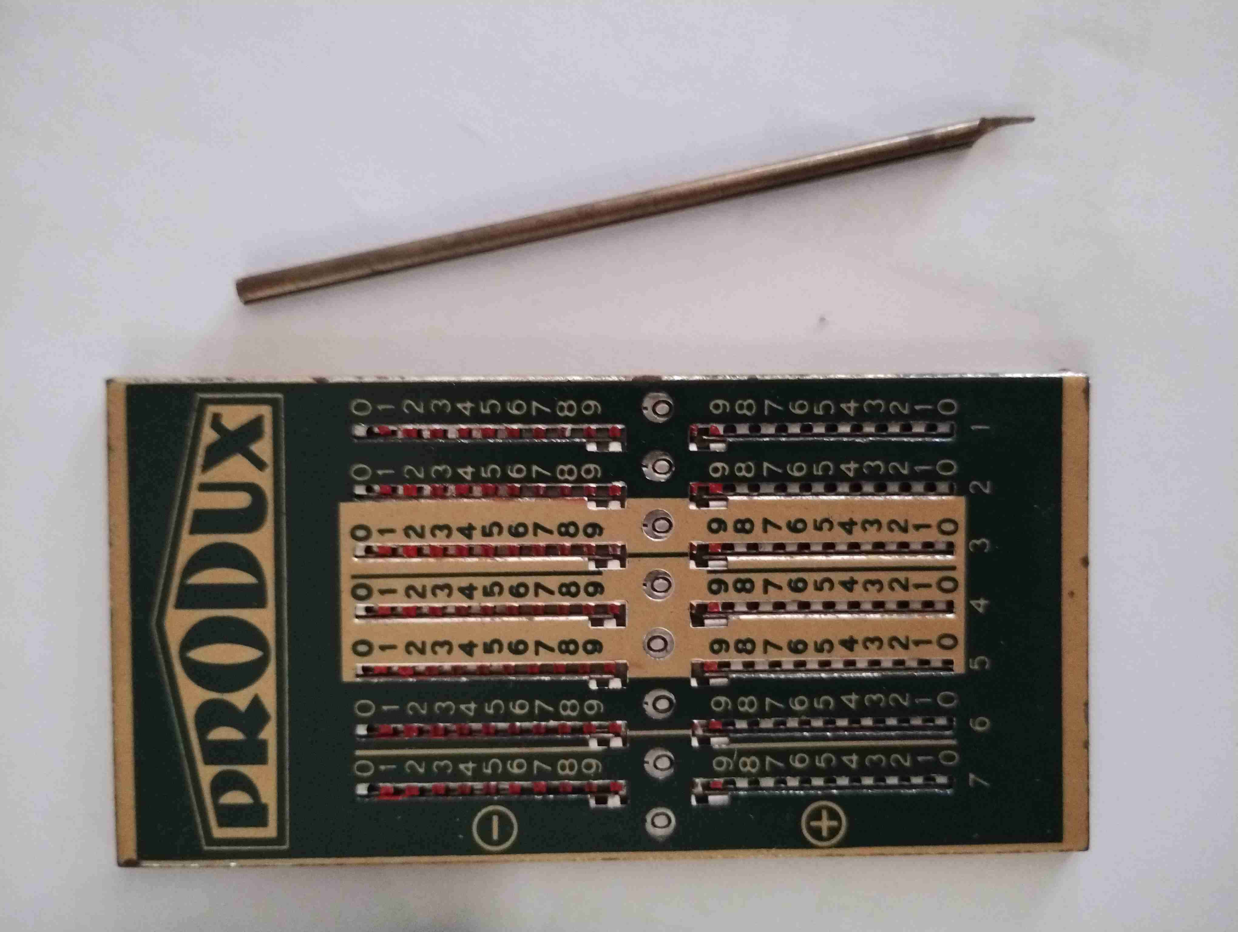 Calculadora vintage Produx metálica - miniatura 2