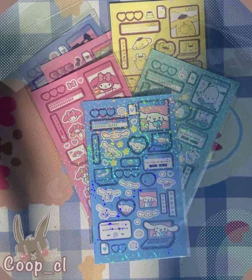 Set de stickers de hello kitty y sus amigos - miniatura 3