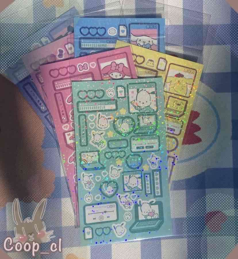 Set de stickers de hello kitty y sus amigos - miniatura 5