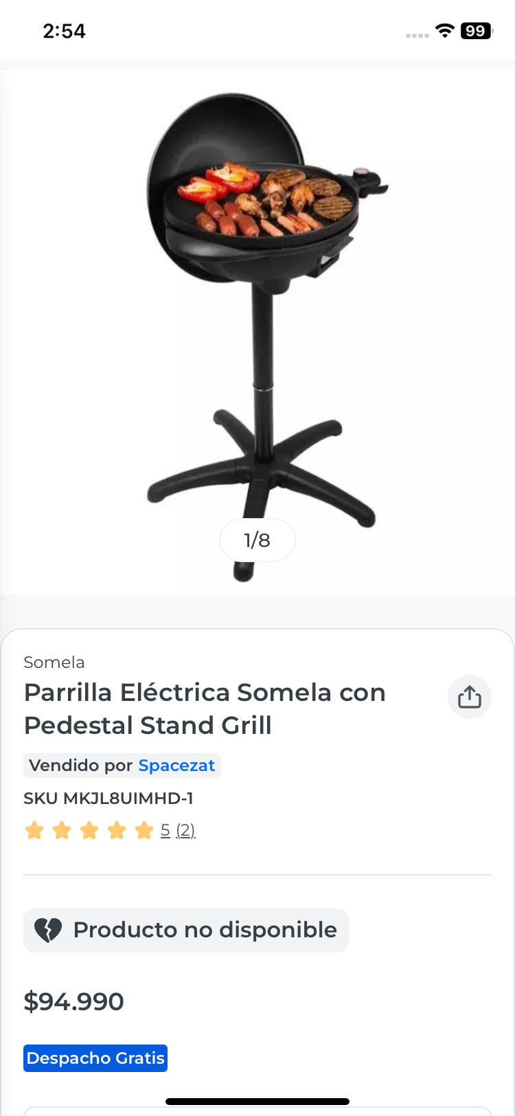 Parrilla eléctrica Somela - miniatura 4