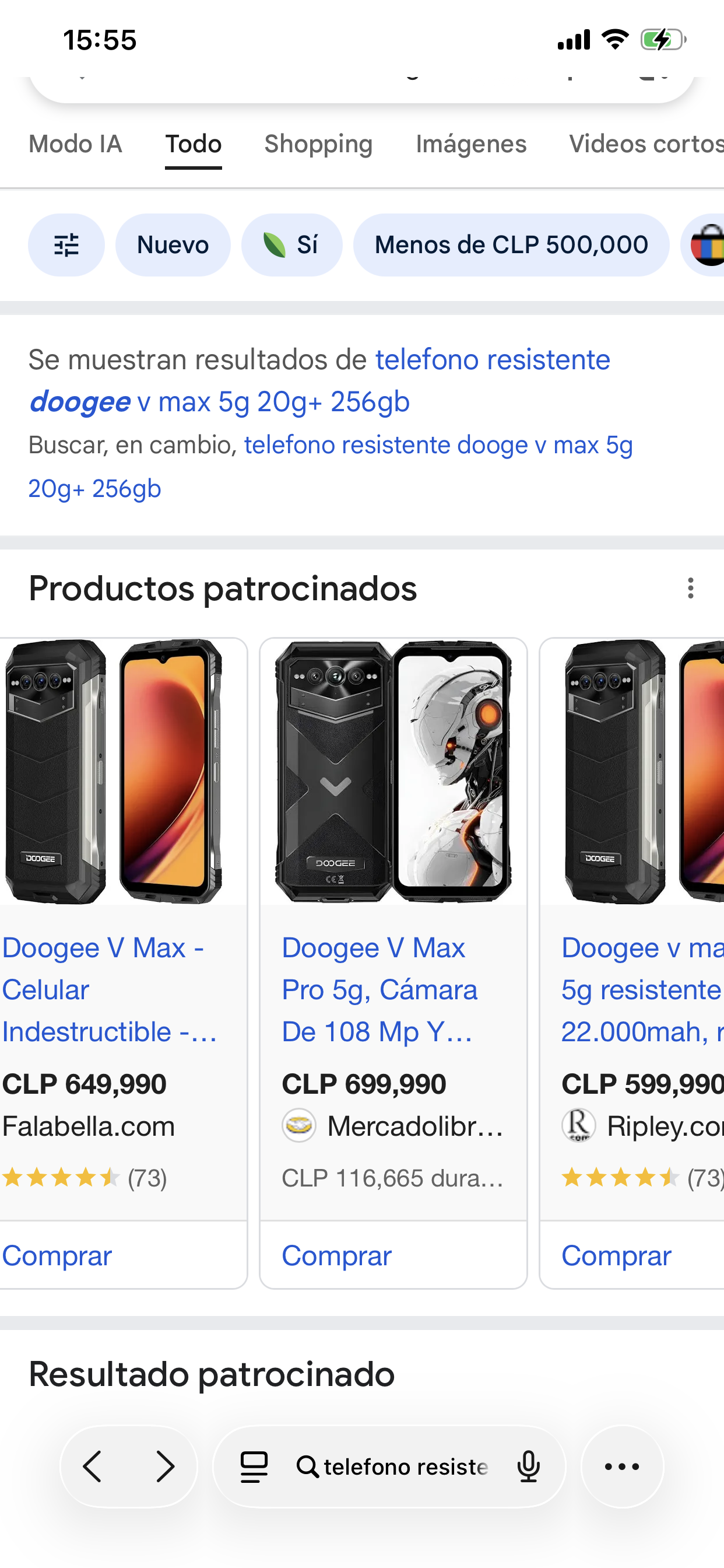 Celular DOOGEE VMax nuevo - miniatura 3