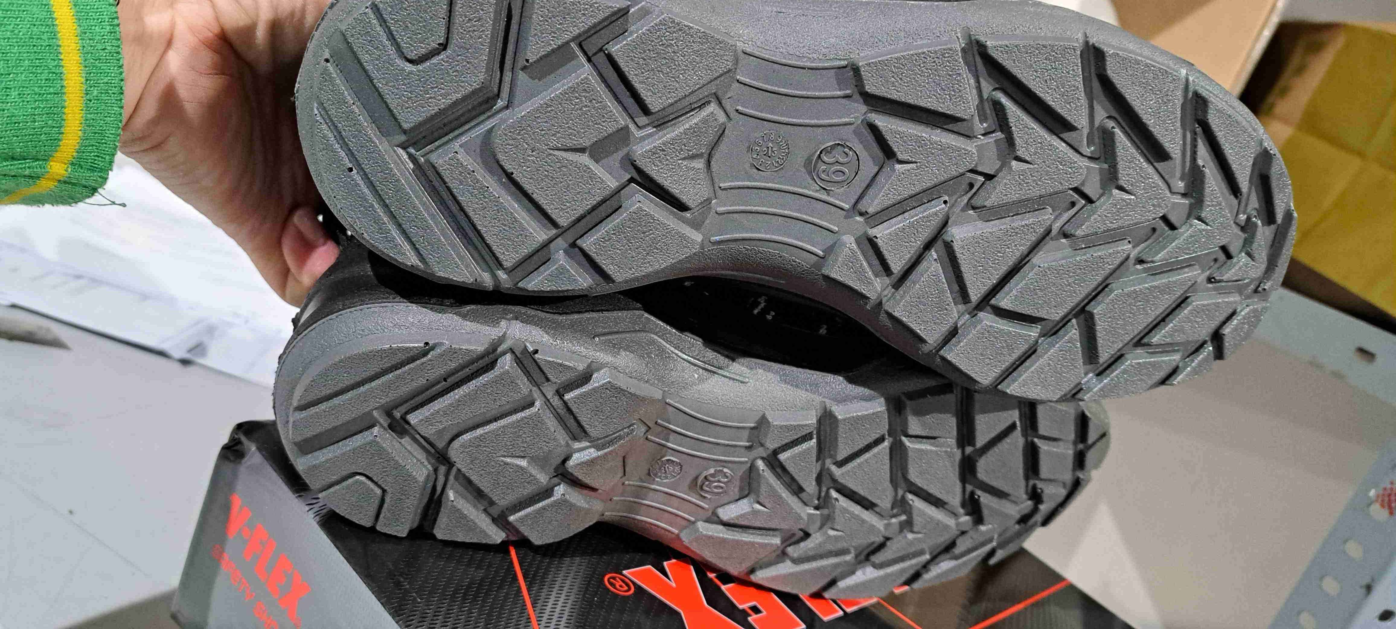 Zapatos de seguridad V-Flex negro y azul - miniatura 5