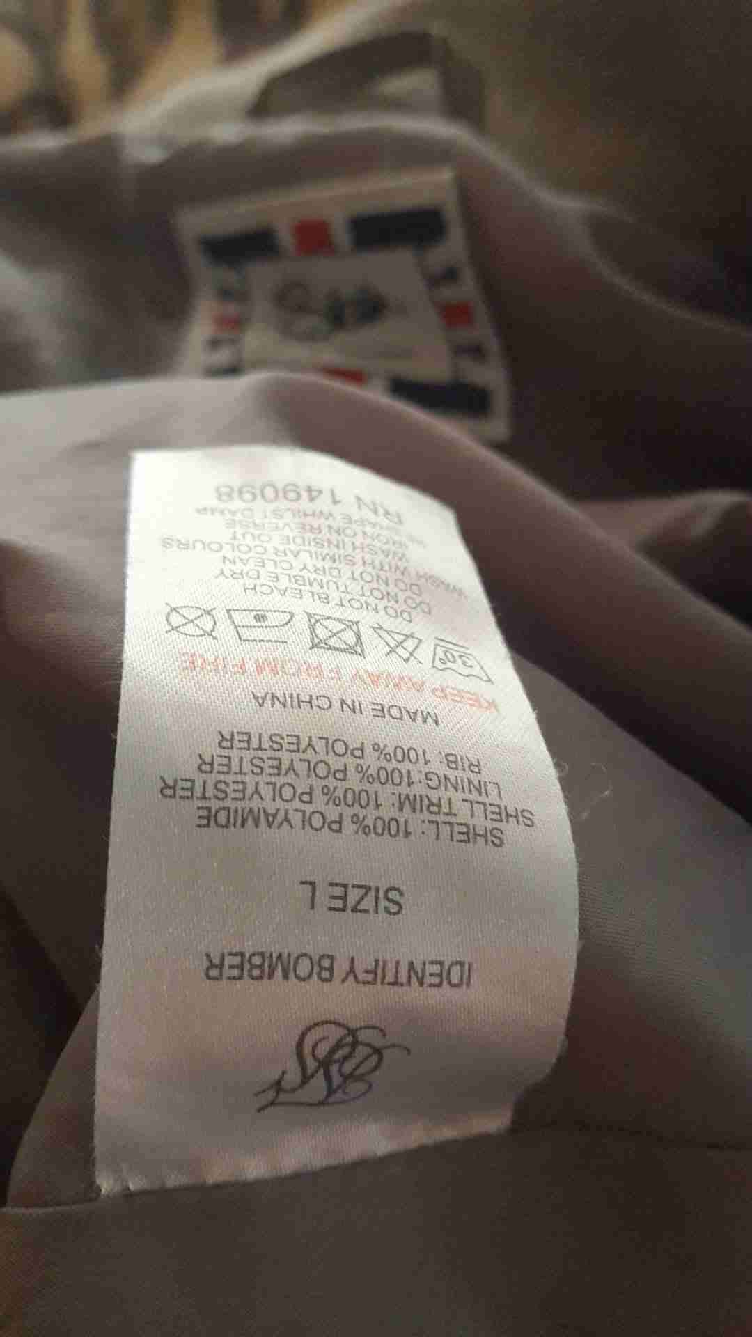 Chaqueta bomber beige - miniatura 3