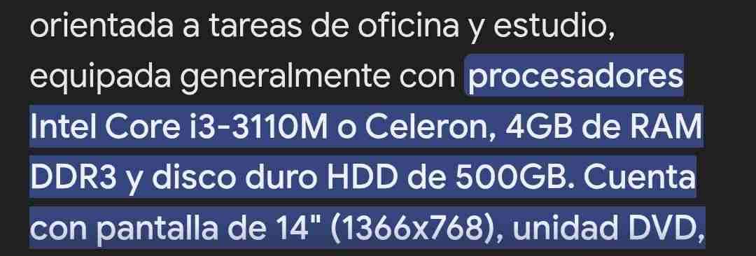 Vendo por apuro Laptop Intel Core i3 gris - miniatura 3
