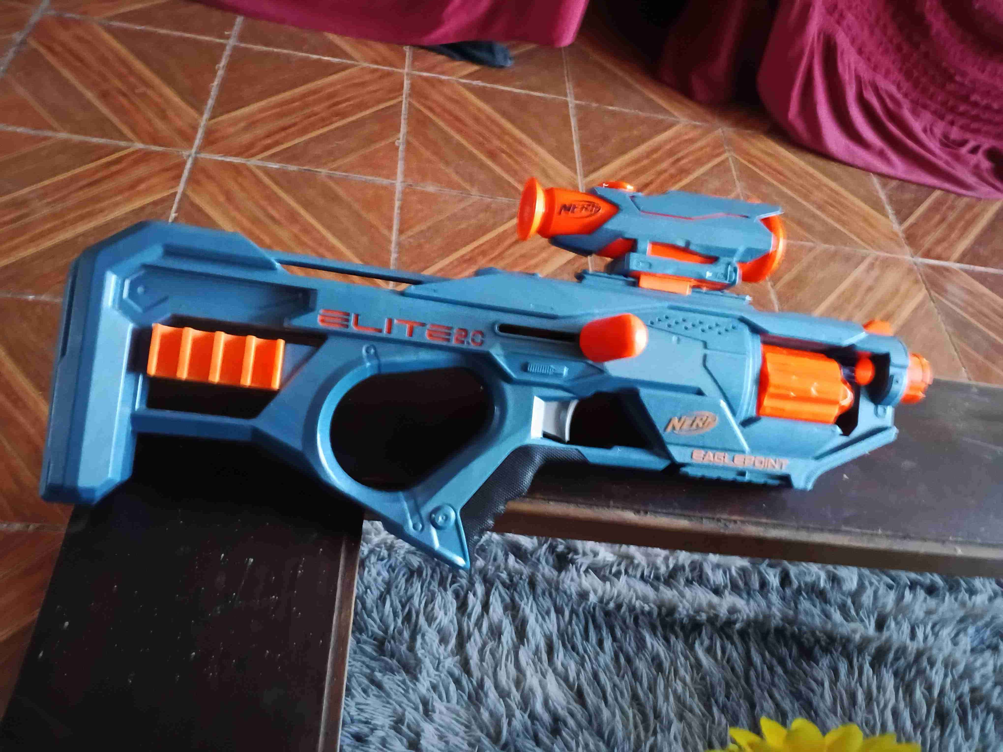 Lanzador de juguete NERF azul