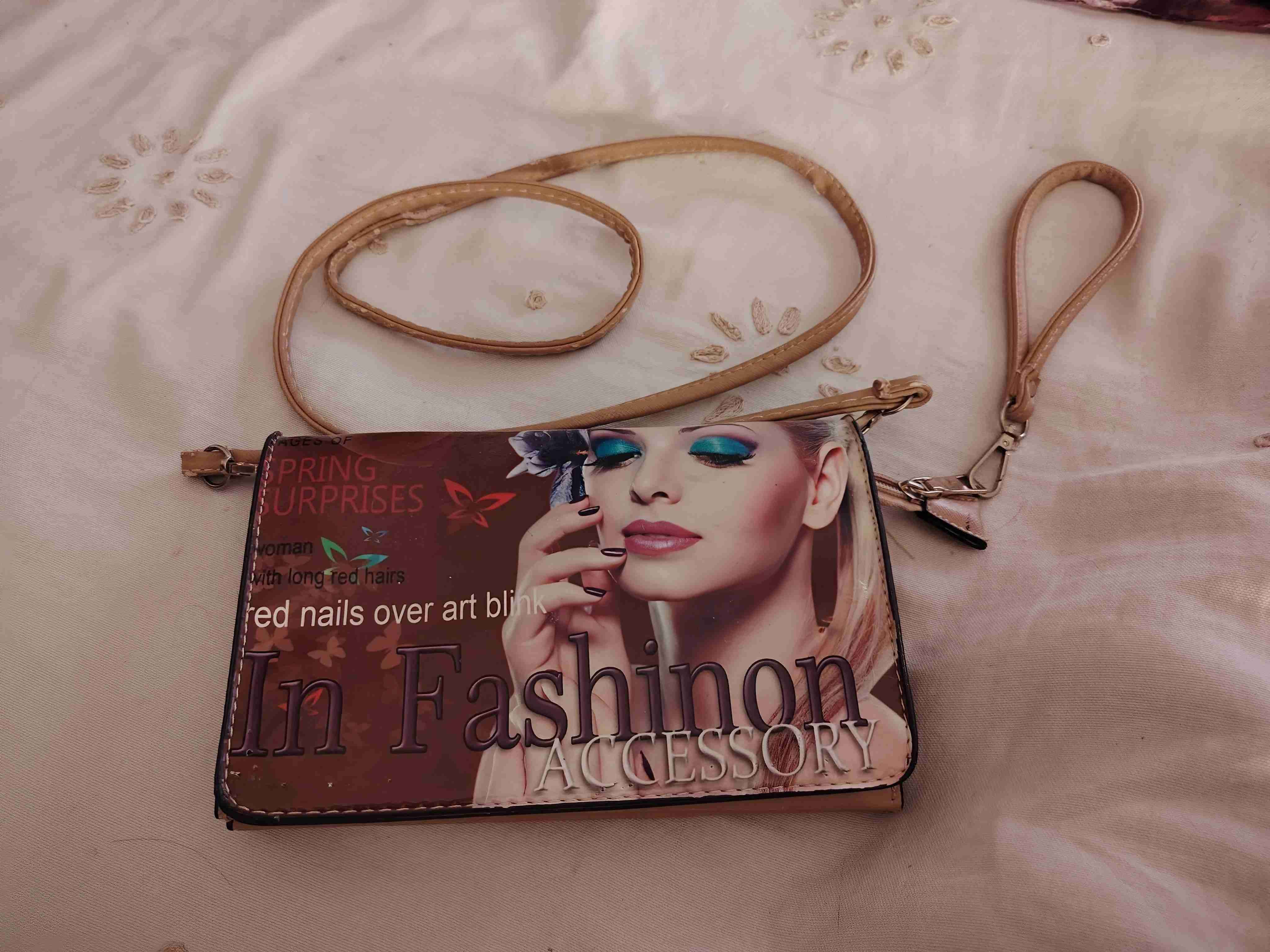 Cartera estampada de moda