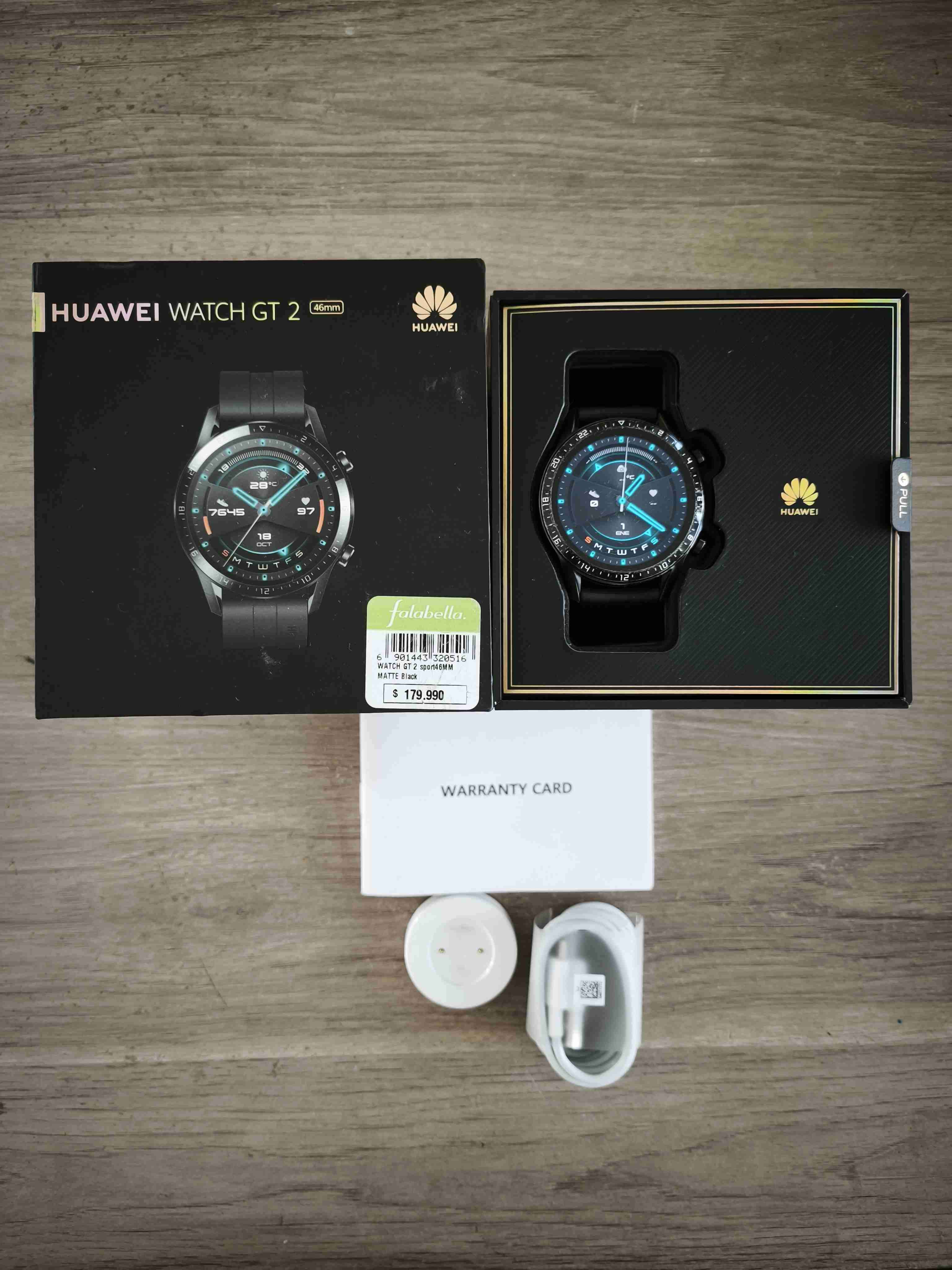 Reloj Huawei Watch GT 2 46mm negro - miniatura 3