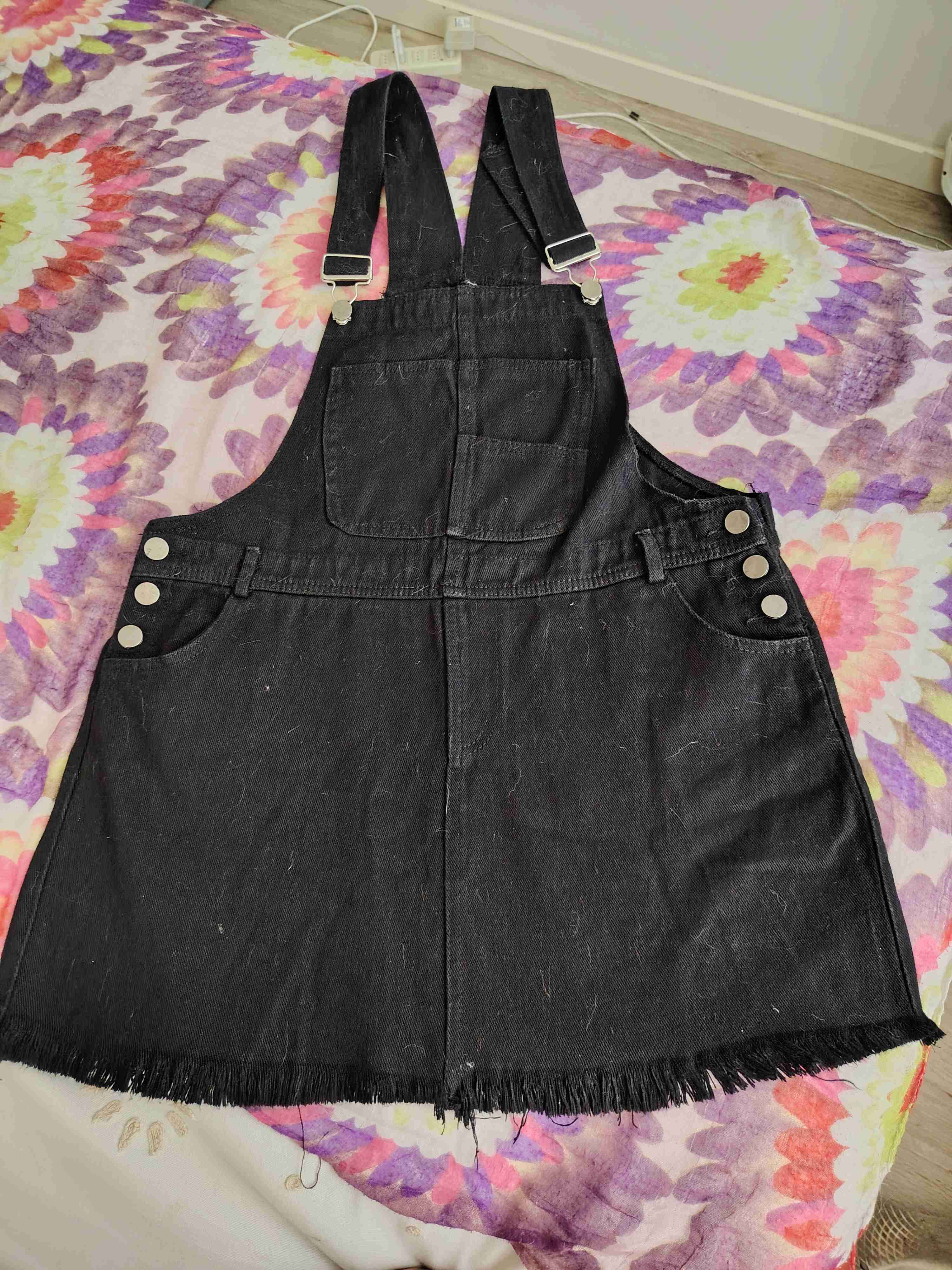 Jumper negro con tirantes