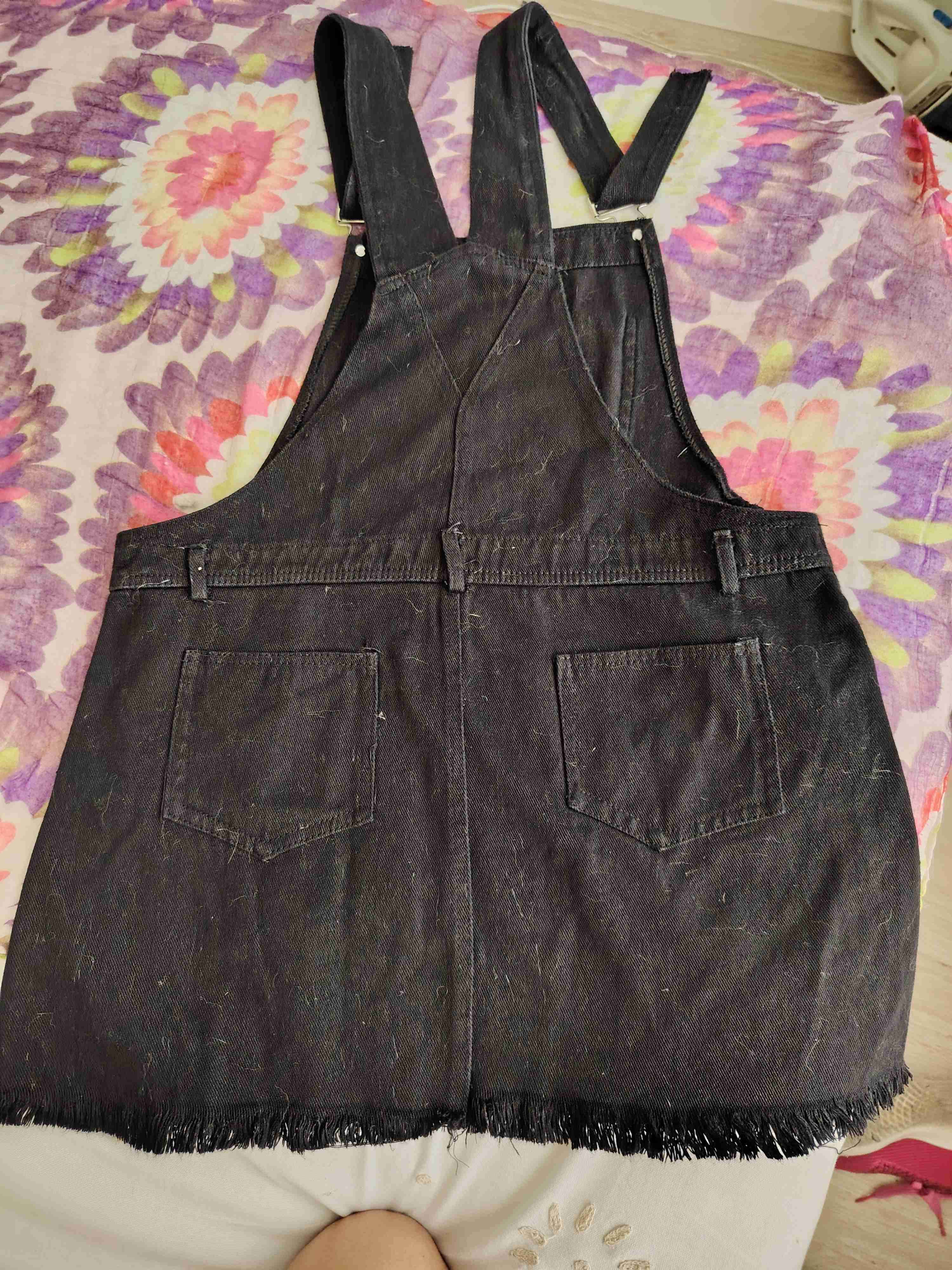 Jumper negro con tirantes - miniatura 2