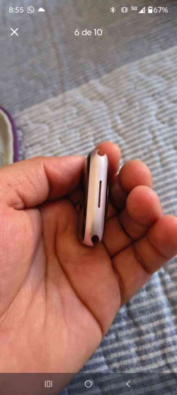 Smartwatch plateado buen estado - miniatura 3