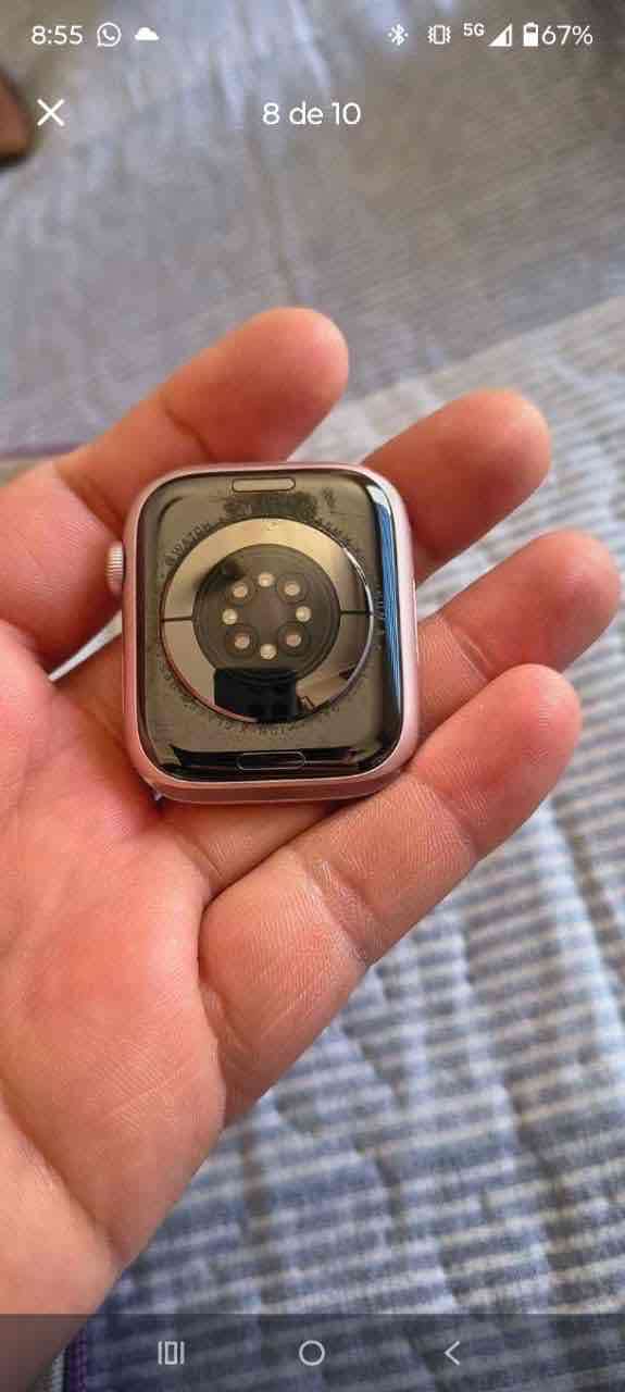 Smartwatch plateado buen estado - miniatura 4