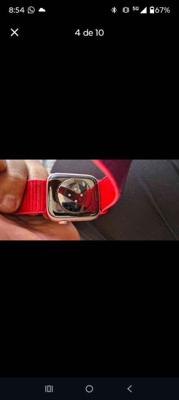 Smartwatch plateado buen estado - miniatura 6