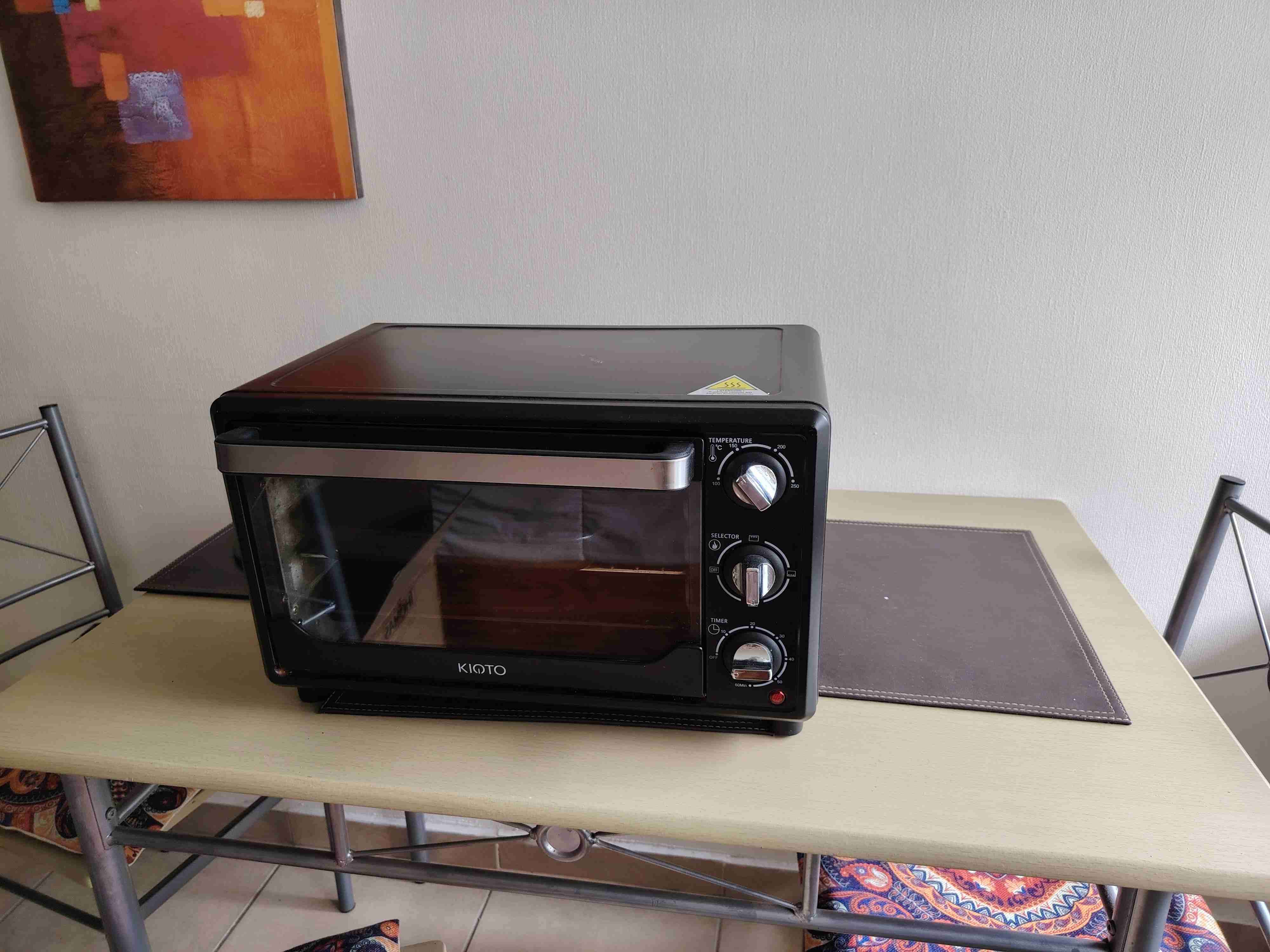 Horno eléctrico Kioto negro