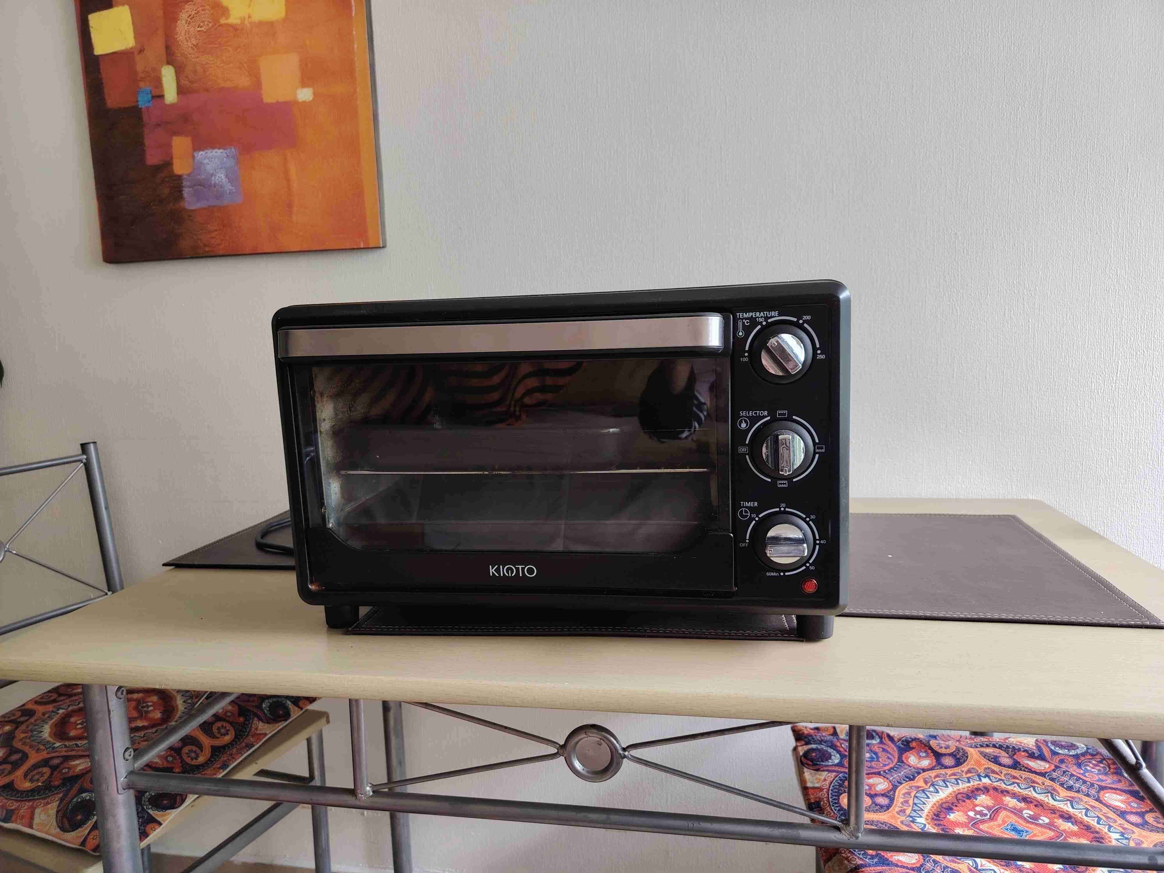 Horno eléctrico Kioto negro - miniatura 2