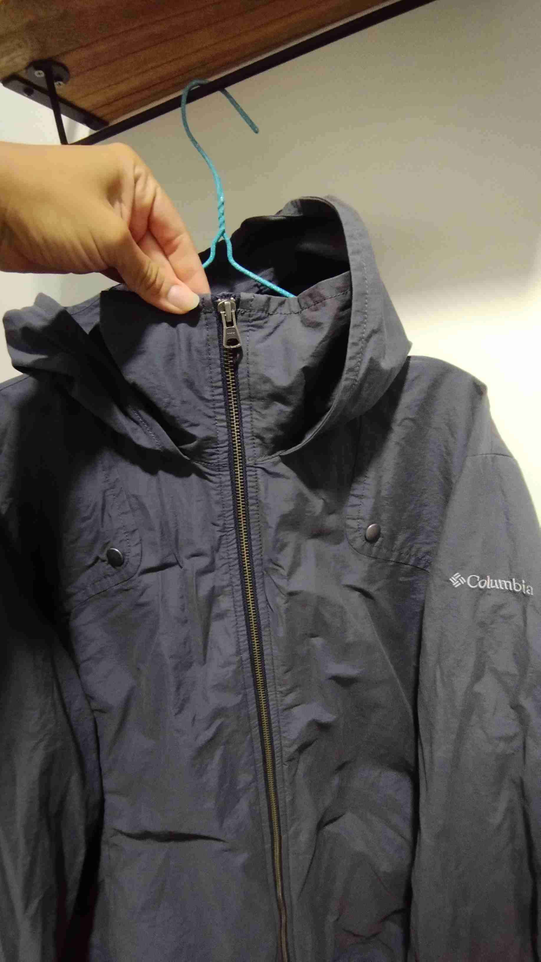 Chaqueta impermeable Columbia azul oscuro - miniatura 3