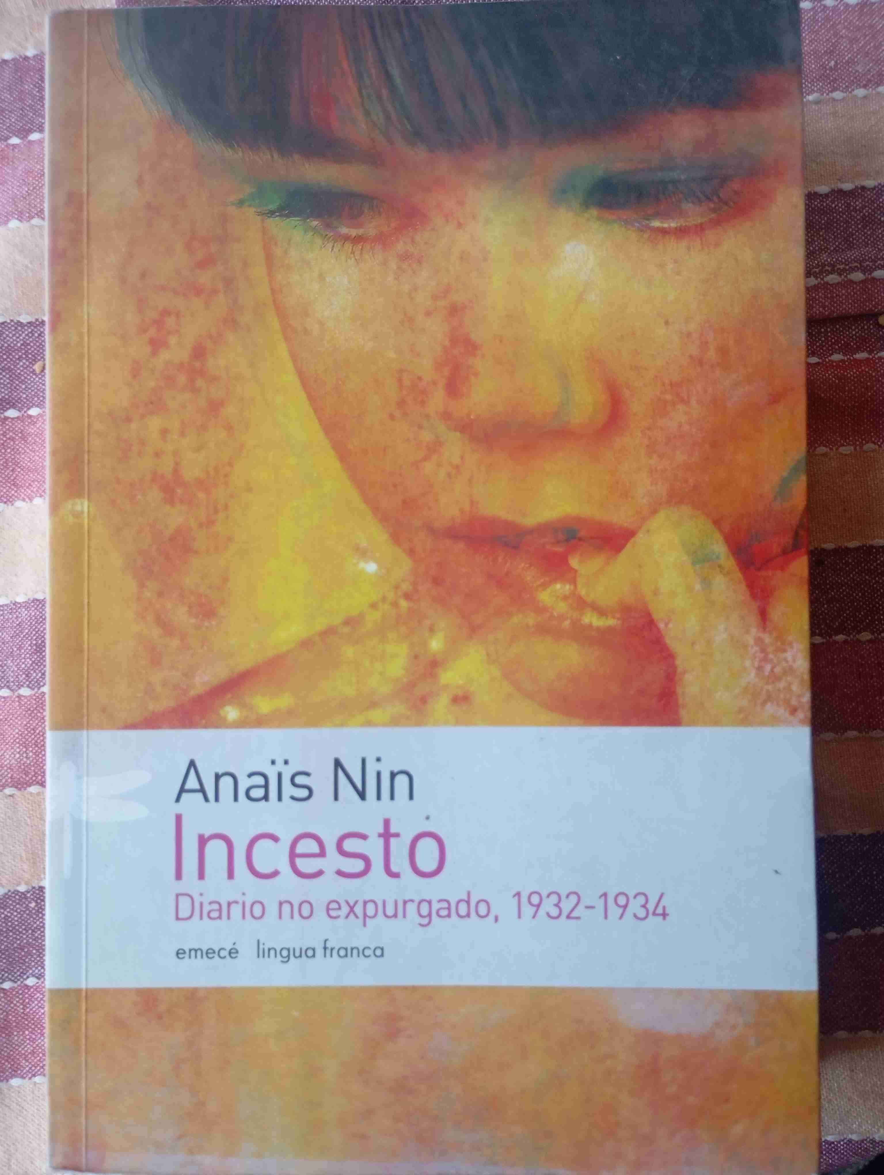 Libro 'Incesto' Anaïs Nin