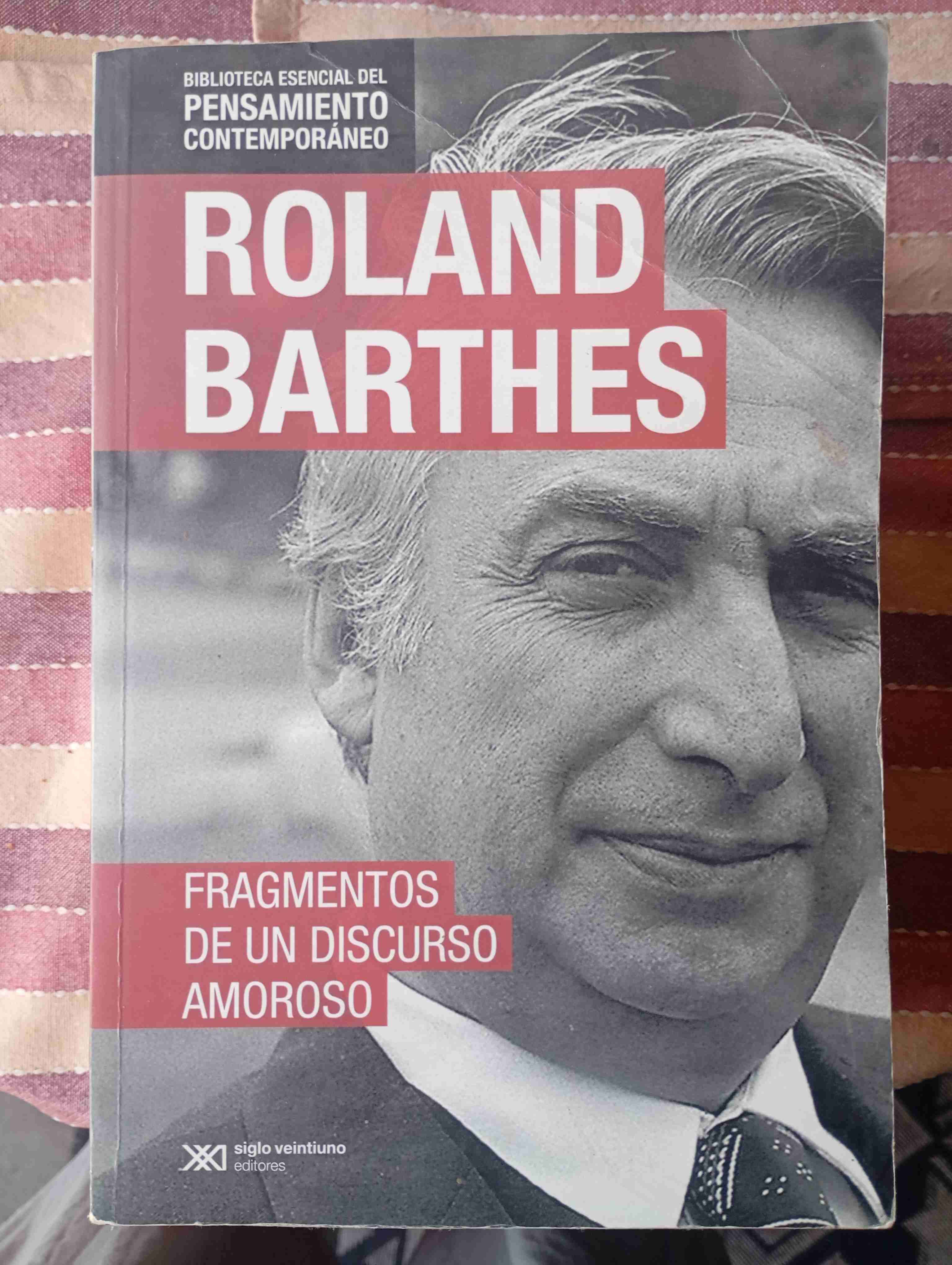 Libro 'Fragmentos de un discurso amoroso'