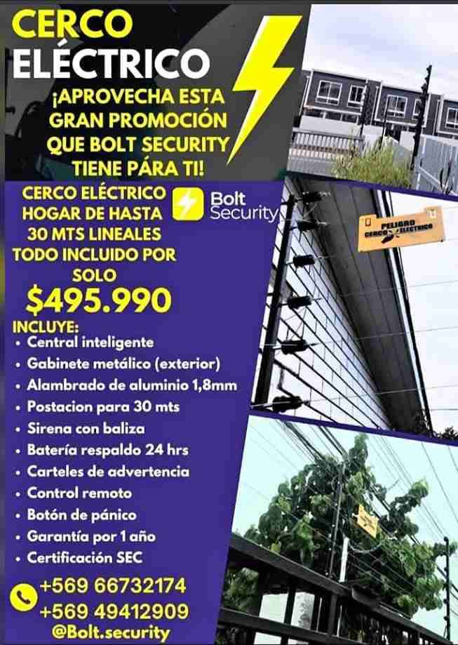 Cerco eléctrico Bolt Security