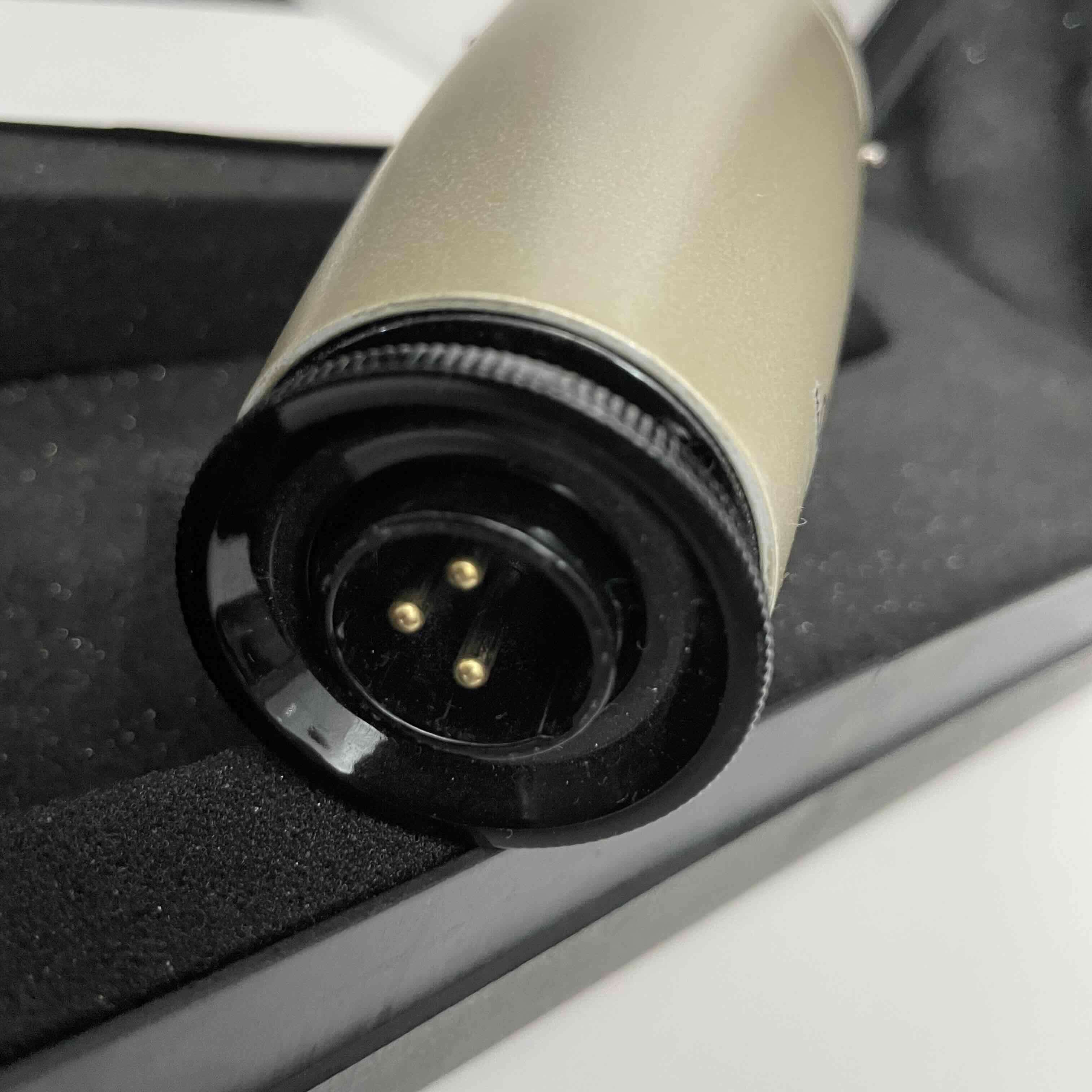 Micrófono condensador dorado +soporte - miniatura 3