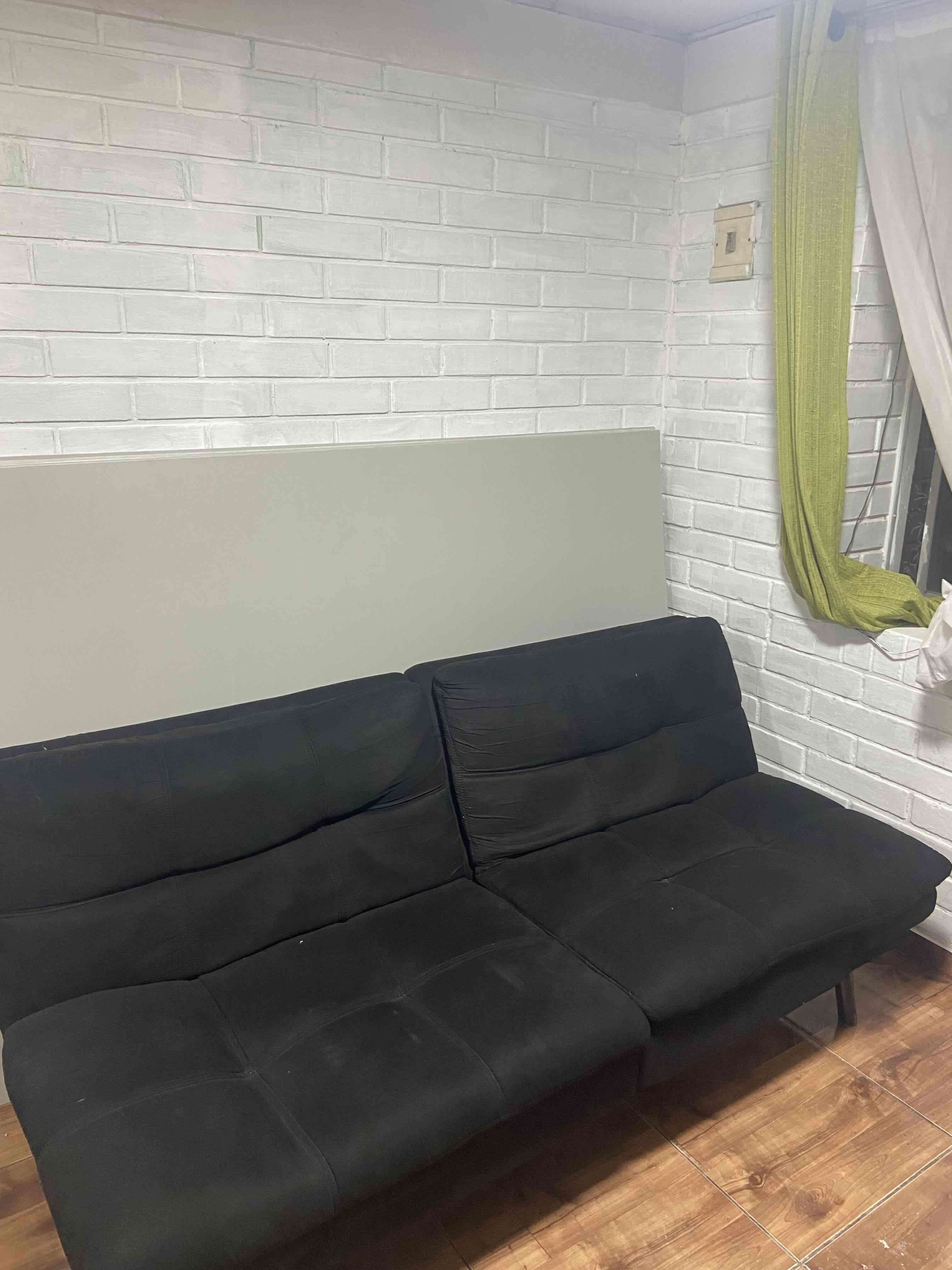 Sofá cama negro