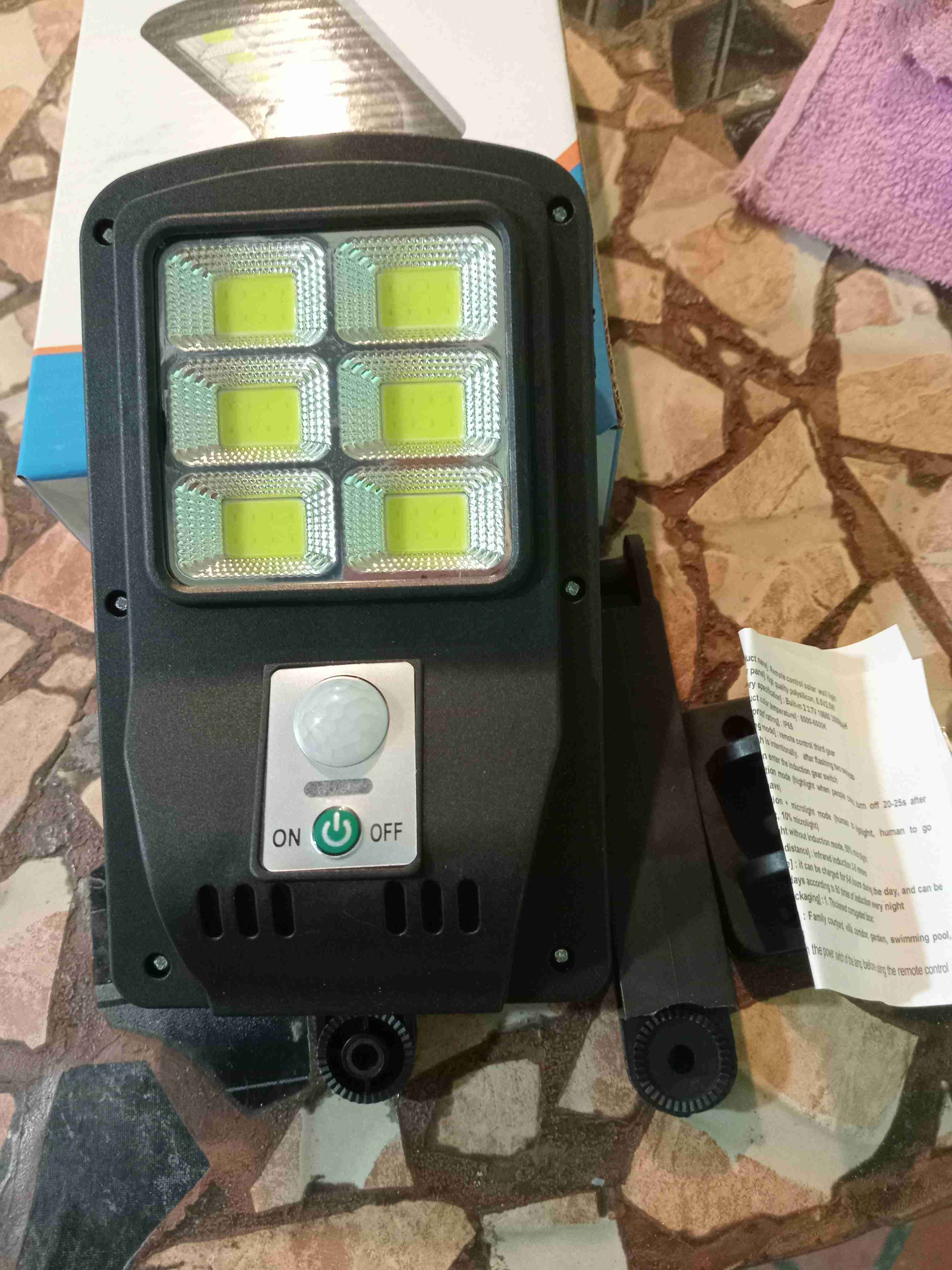 Luz solar sensor de calle 50W - 2