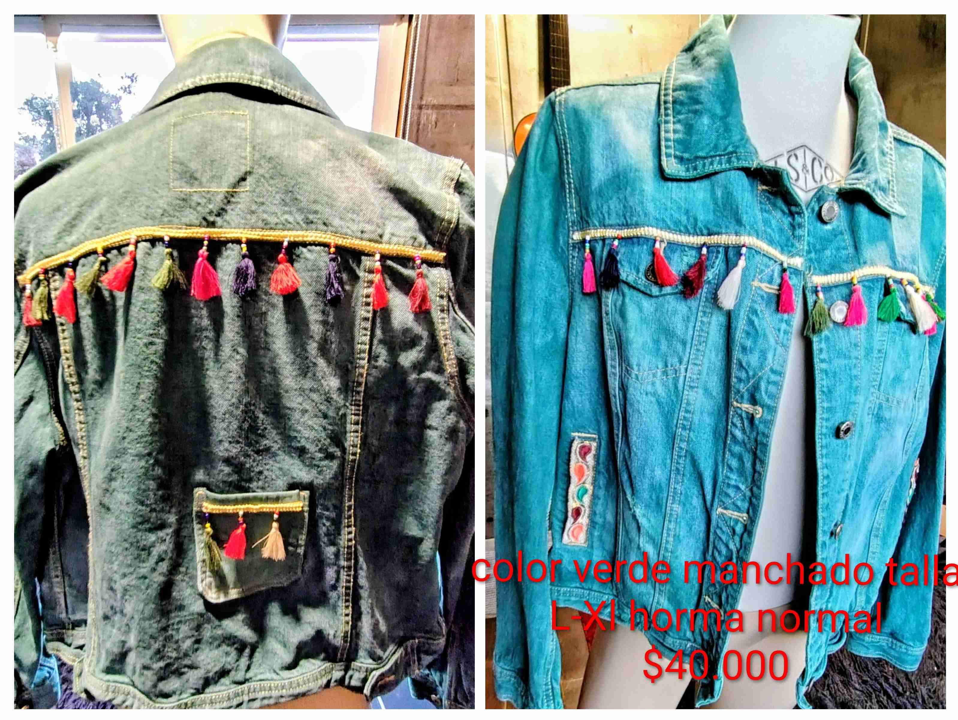 Chaqueta mezclilla con distintas aplicaciones - miniatura 6