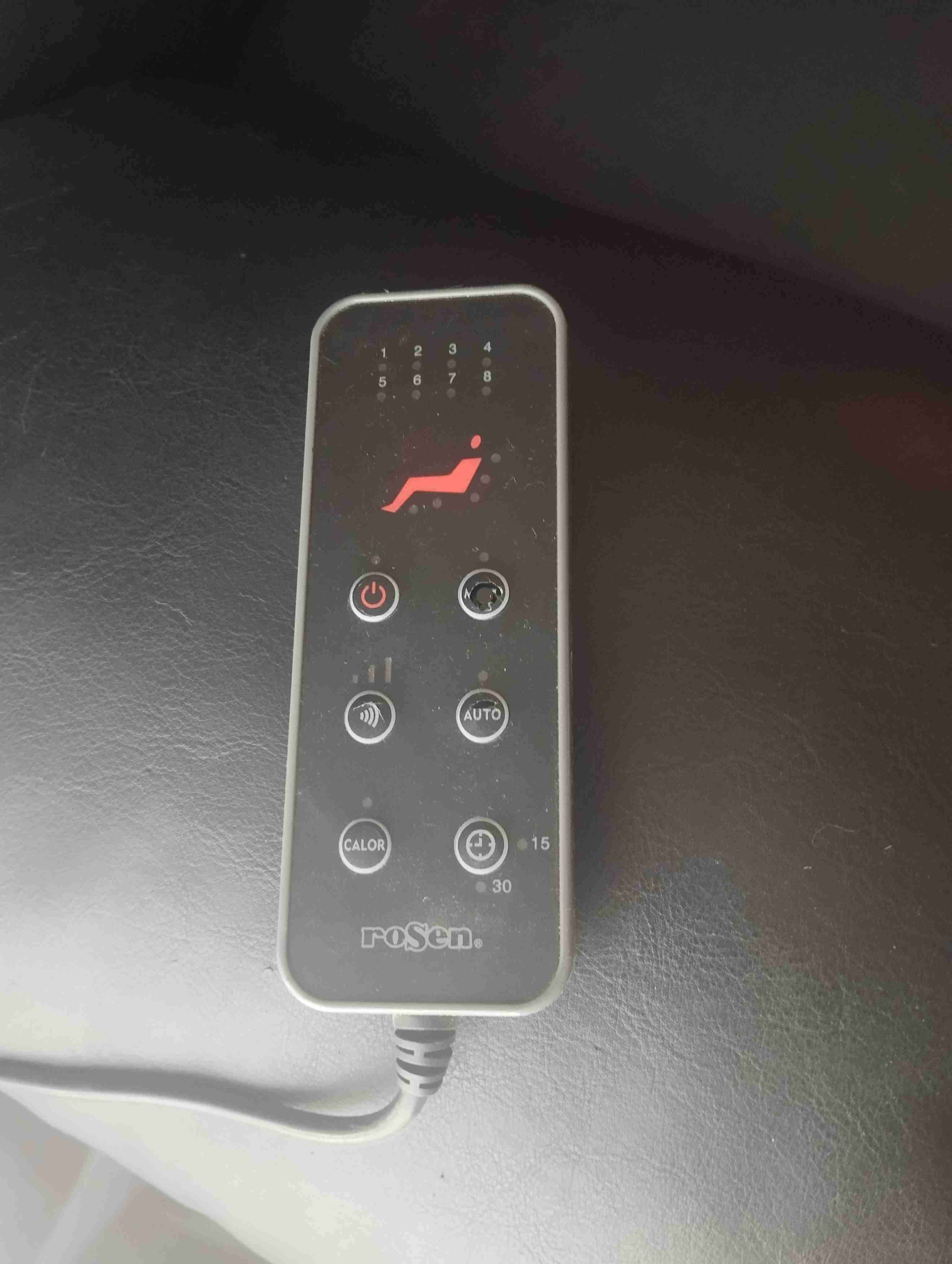 Sillón (Bergere)reclinable de ecocuero negro - miniatura 4