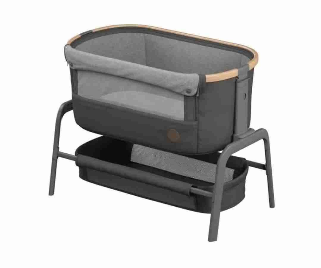 Cuna colecho gris moderna