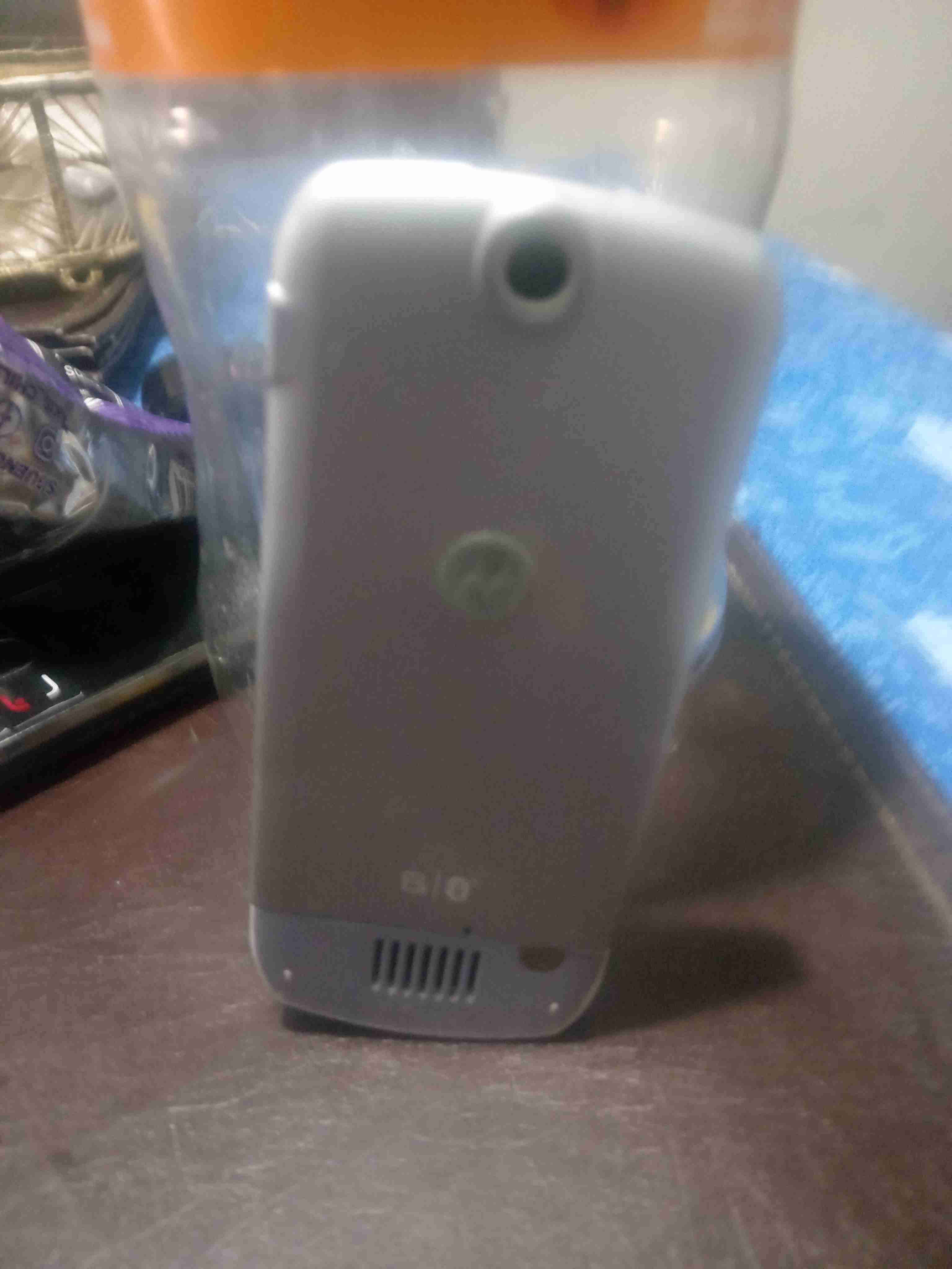 Teléfono Motorola clásico plateado - miniatura 2