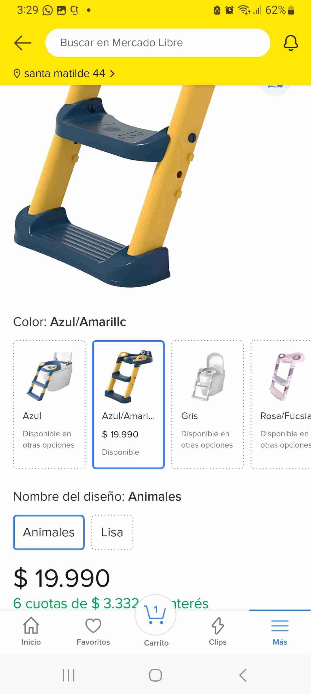 Escalera entrenadora azul/amarillo - miniatura 2