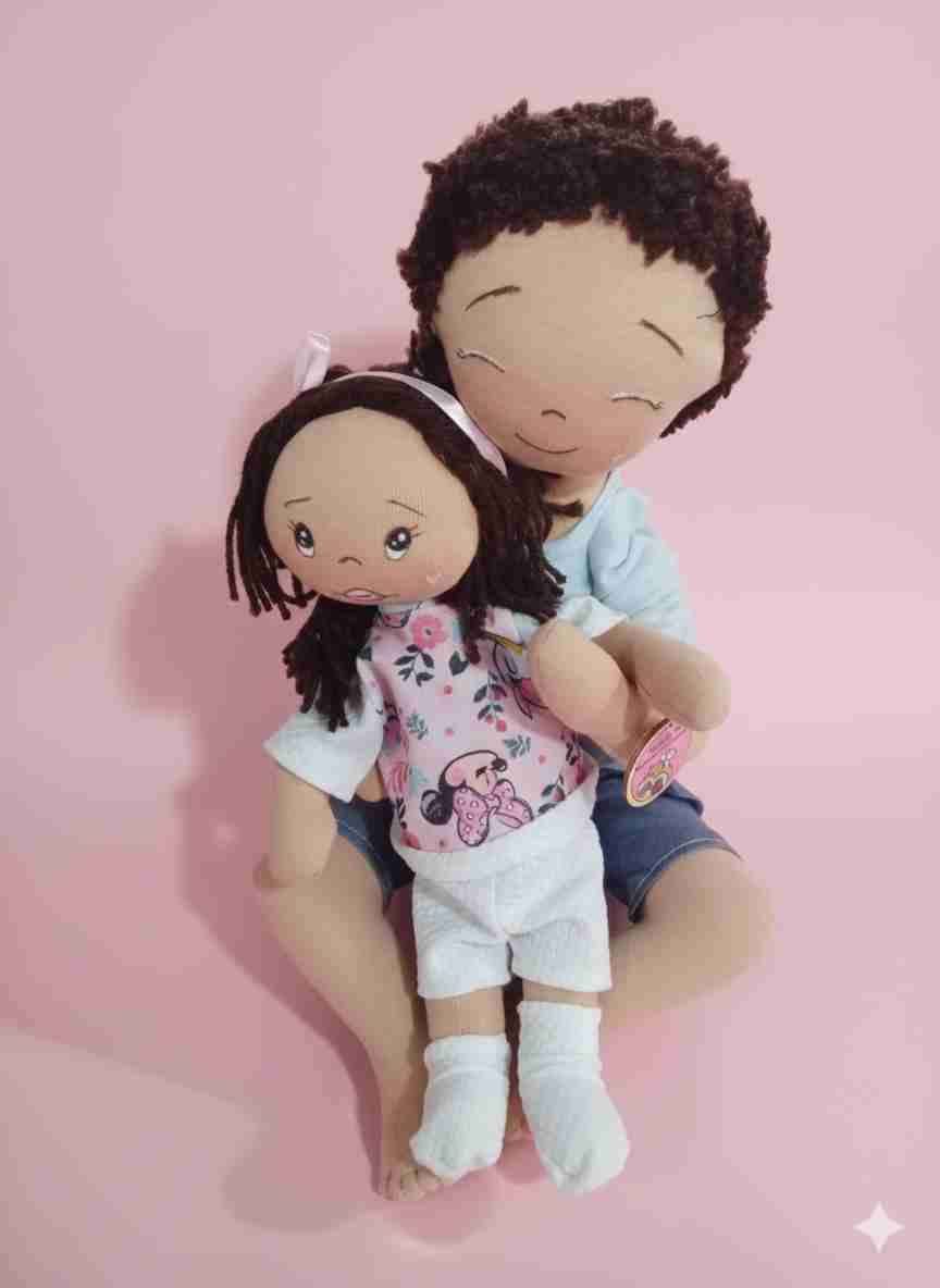 Muñeca de tela personalizados - miniatura 3