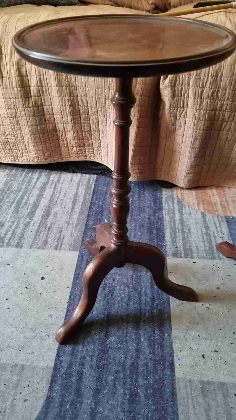 Mesas laterales de madera lingue - 2