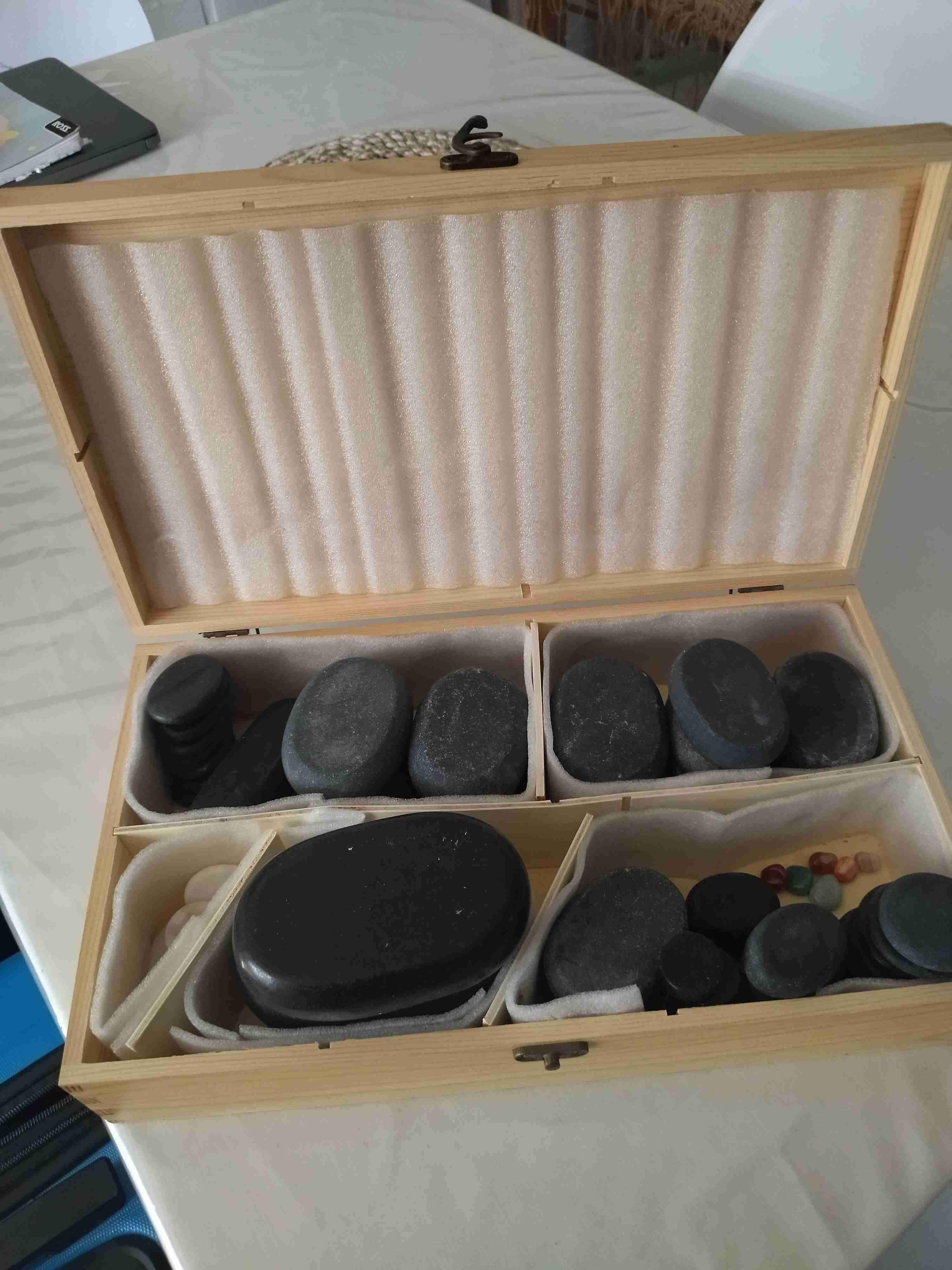 Set de 60 piedras masaje