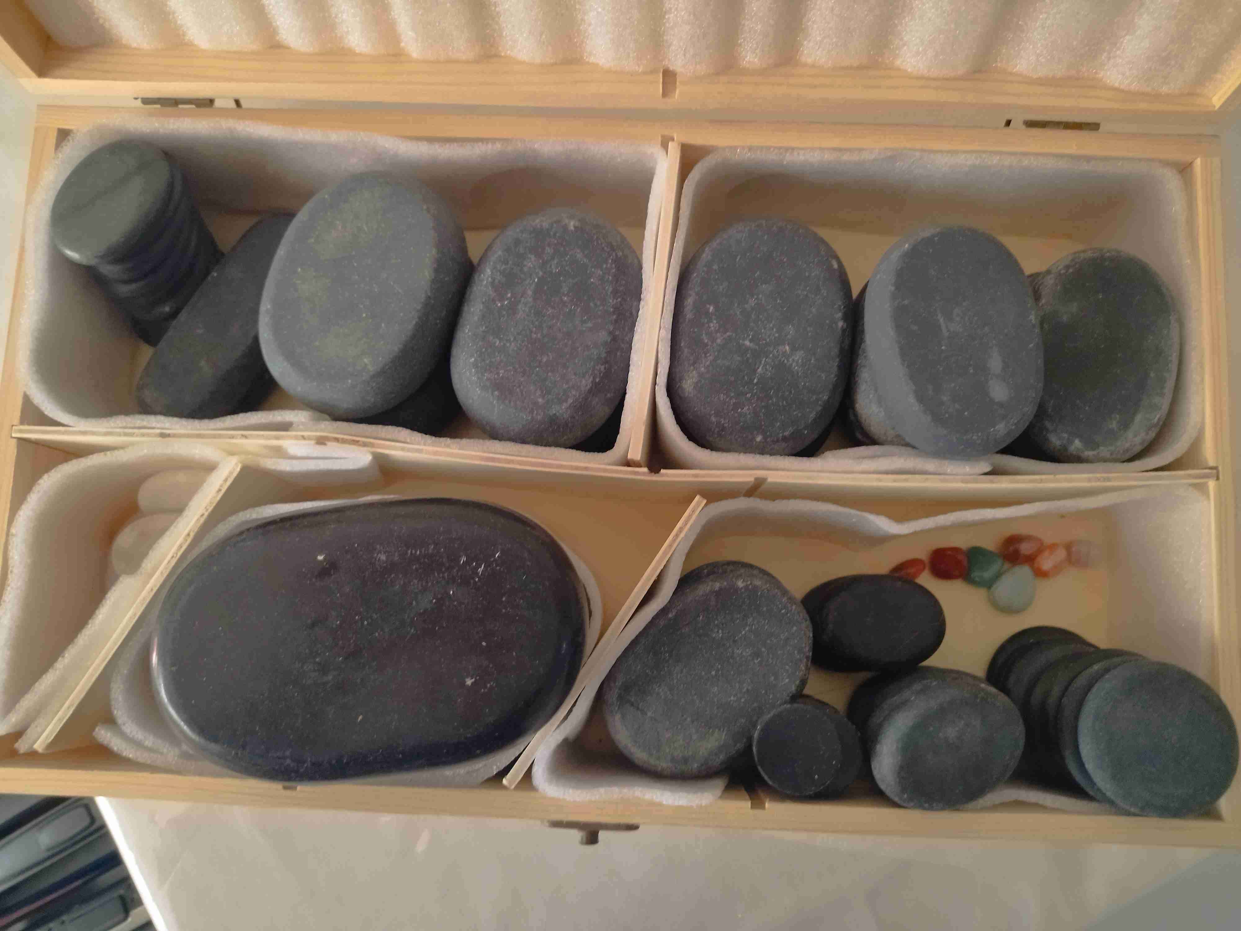 Set de 60 piedras masaje - 2